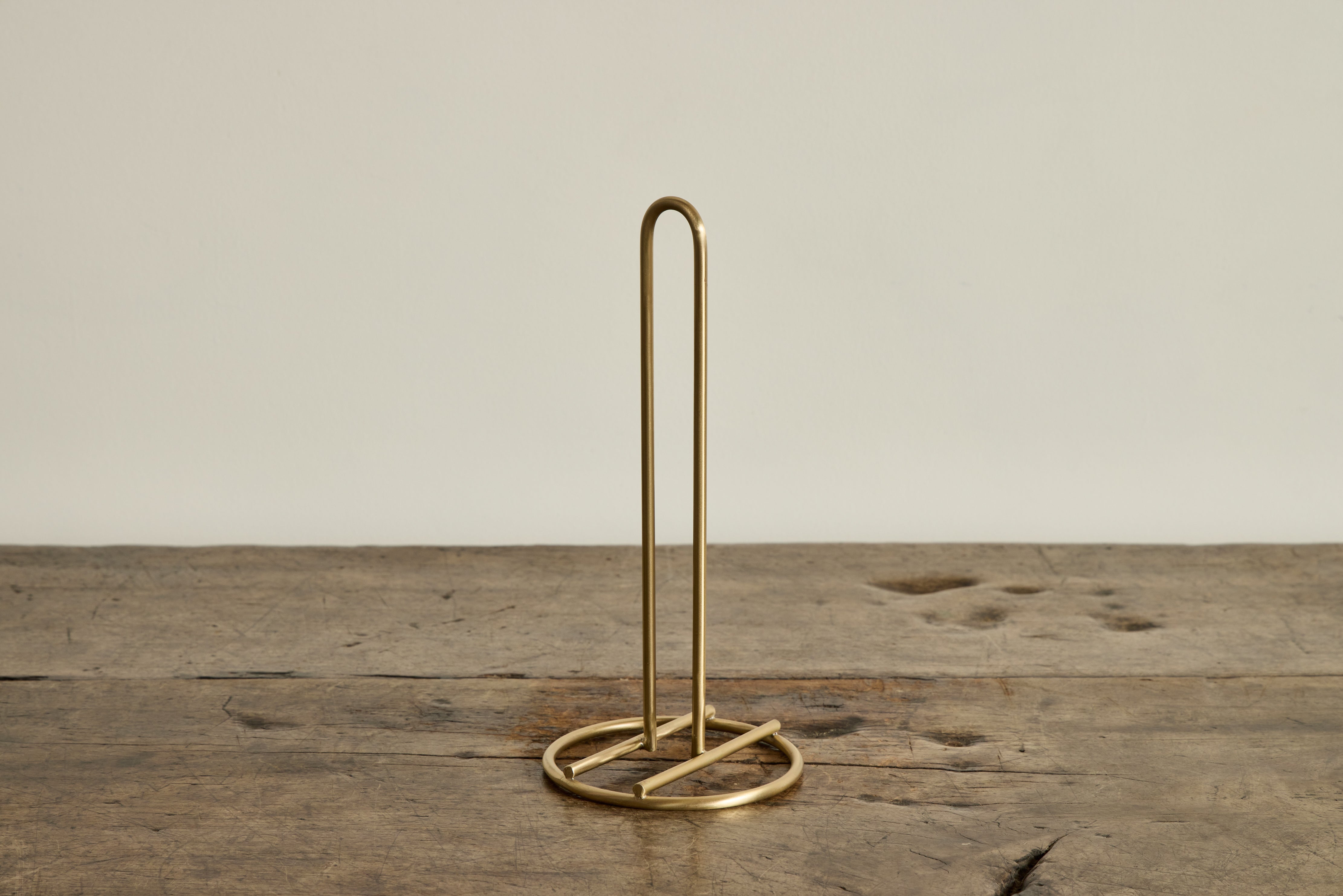 Brass Paper Towel Holder