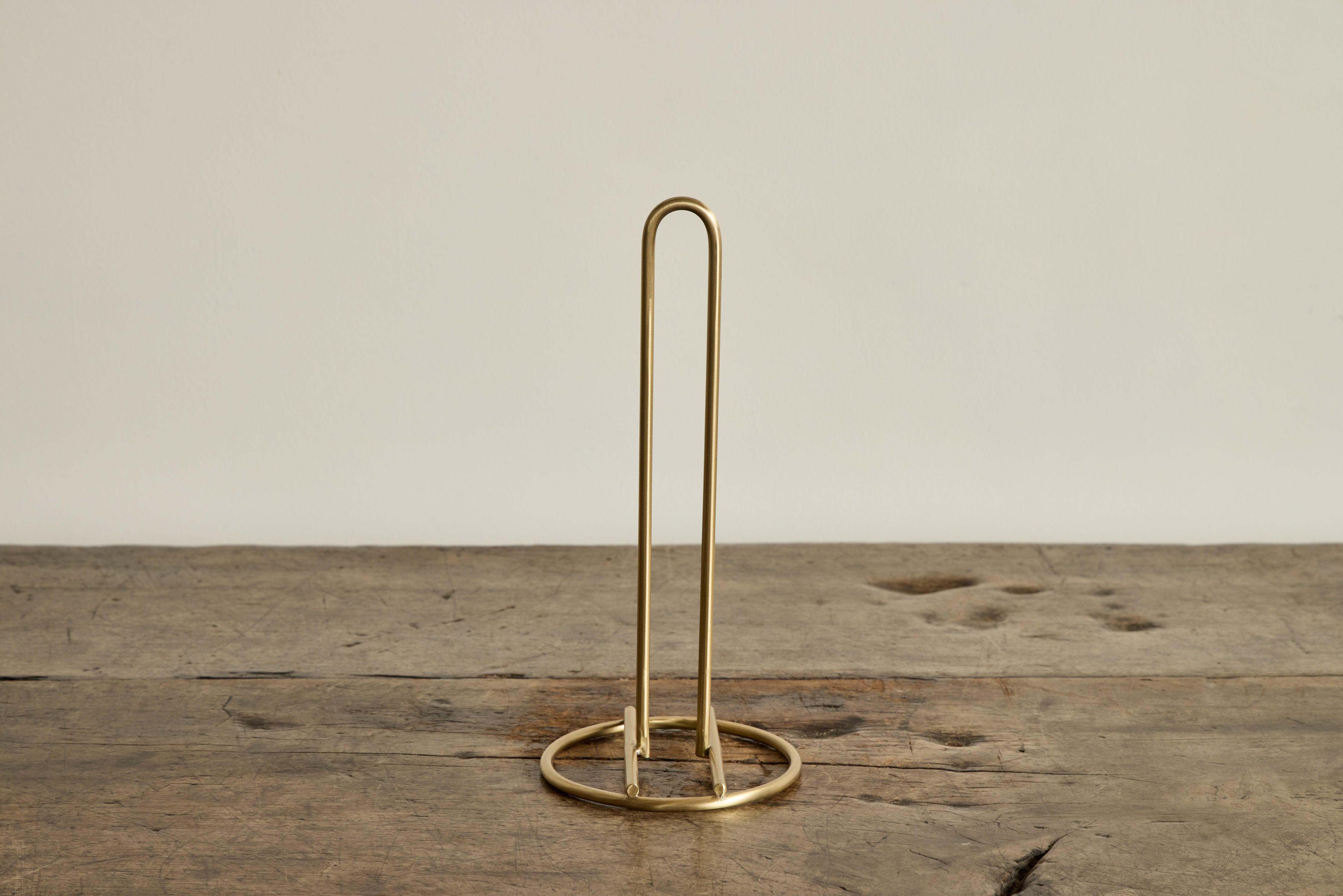 Brass Paper Towel Holder