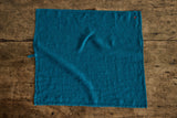 Linen Dish Towel in Petrol Blue
