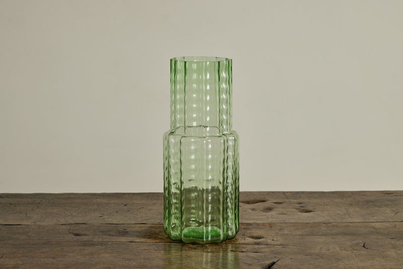 Waves Vase No.5 in Green