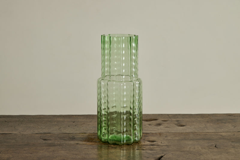 Waves Vase No.5 in Green