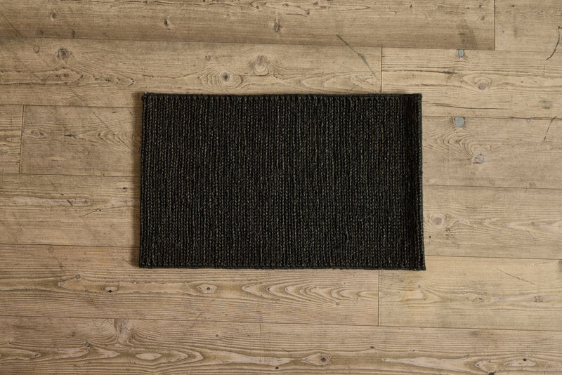 Petite Braid Welcome Mats in Charcoal  (Multiple Sizes)