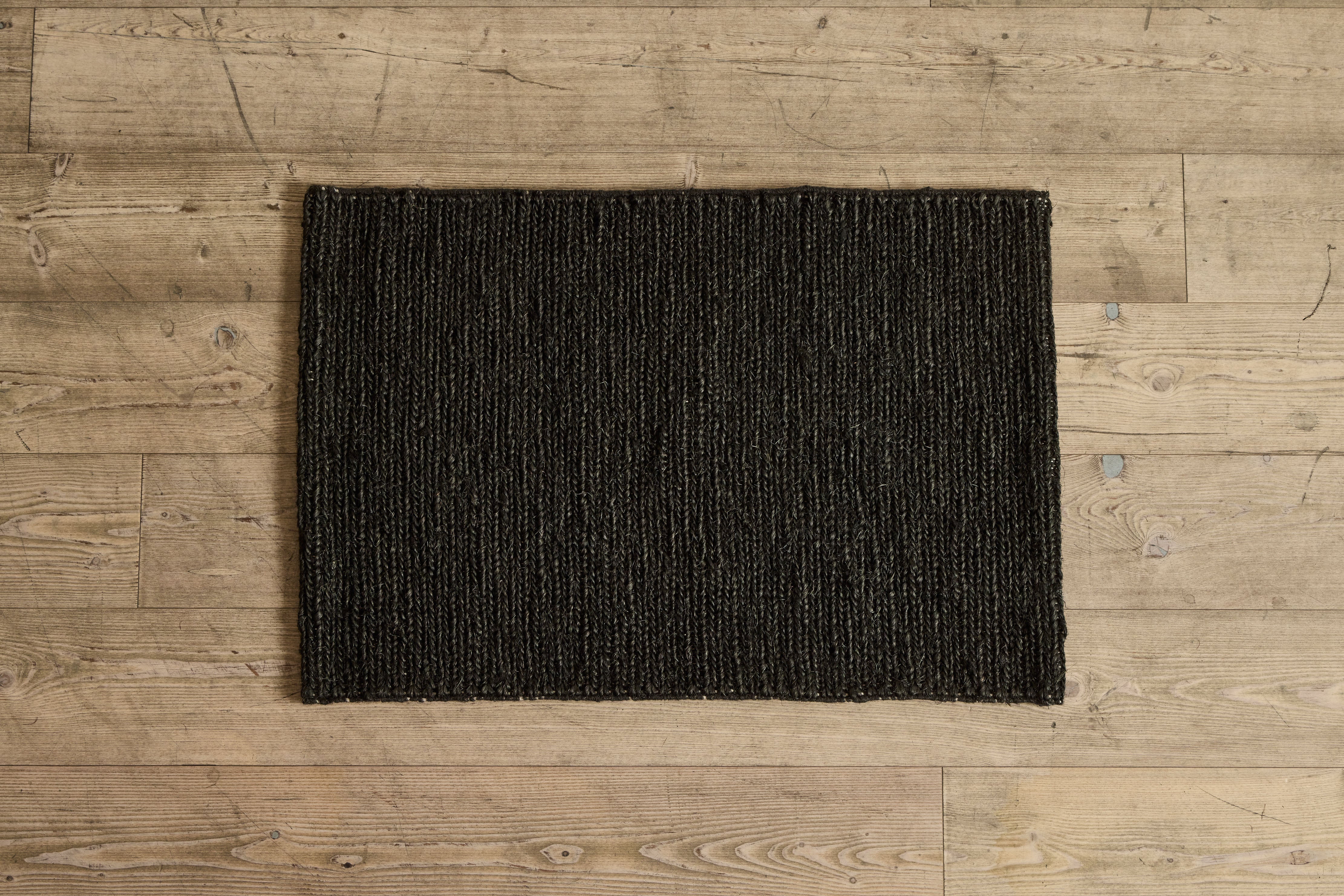 Petite Braid Welcome Mats in Charcoal  (Multiple Sizes)