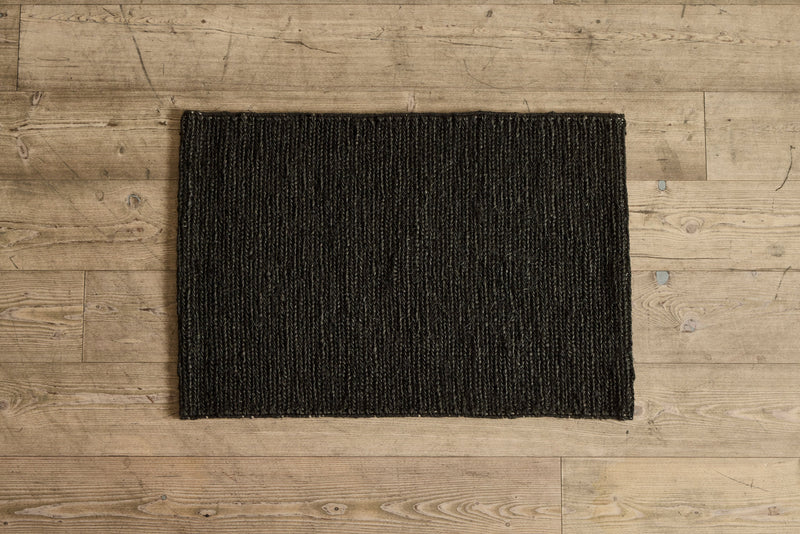 Petite Braid Welcome Mats in Charcoal  (Multiple Sizes)