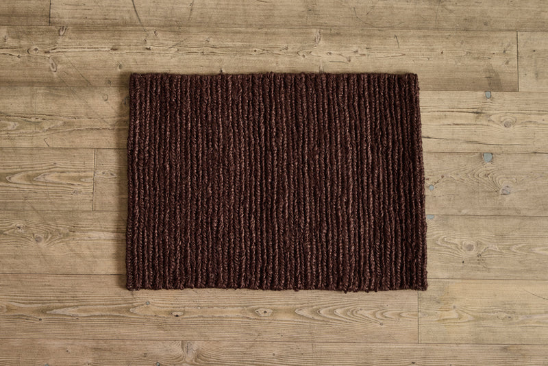 French Braid Welcome Mats in Cocoa (Multiple Sizes)