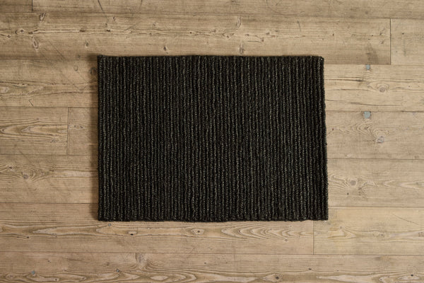 French Braid Welcome Mats in Charcoal  (Multiple Sizes)