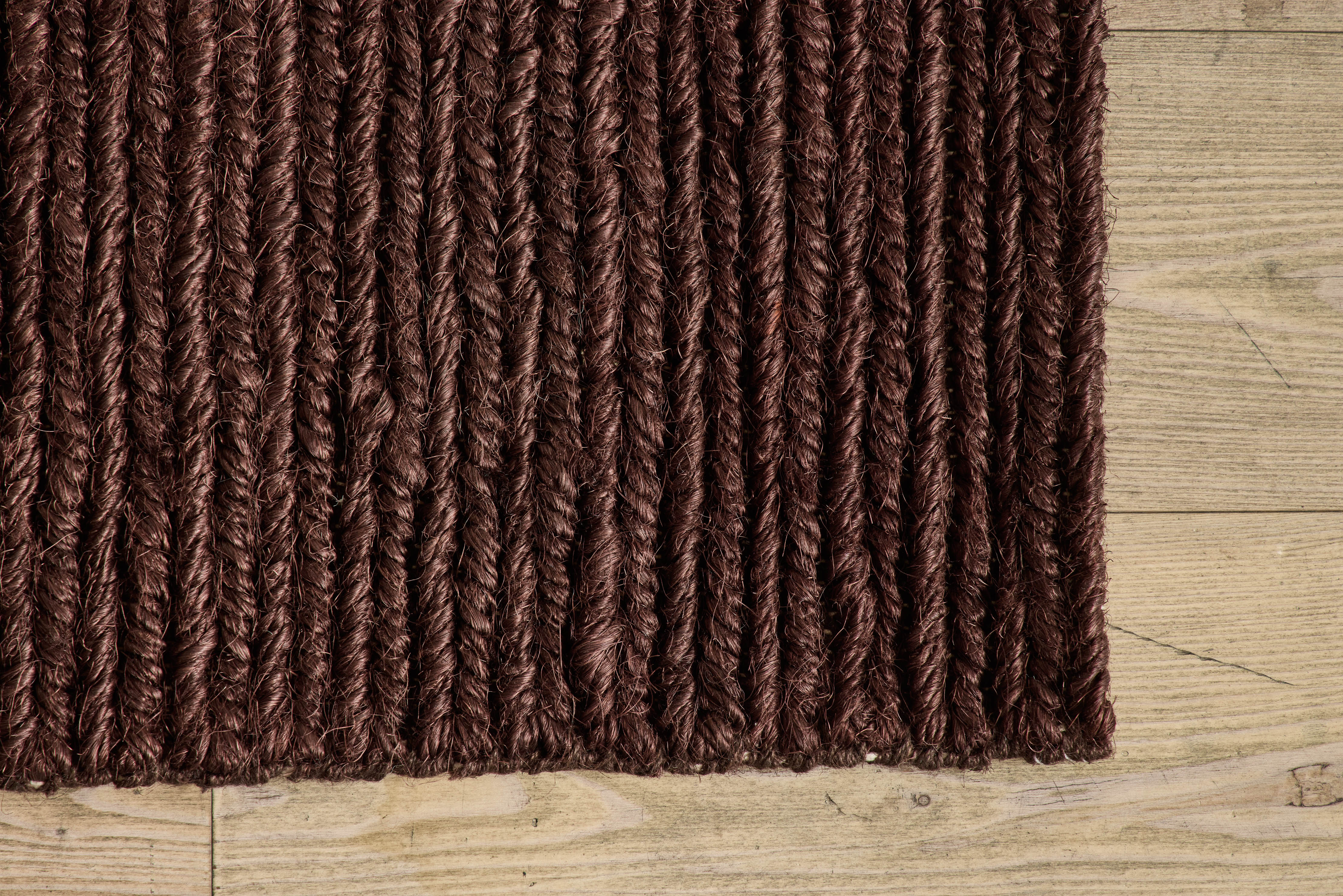 French Braid Welcome Mats in Cocoa (Multiple Sizes)