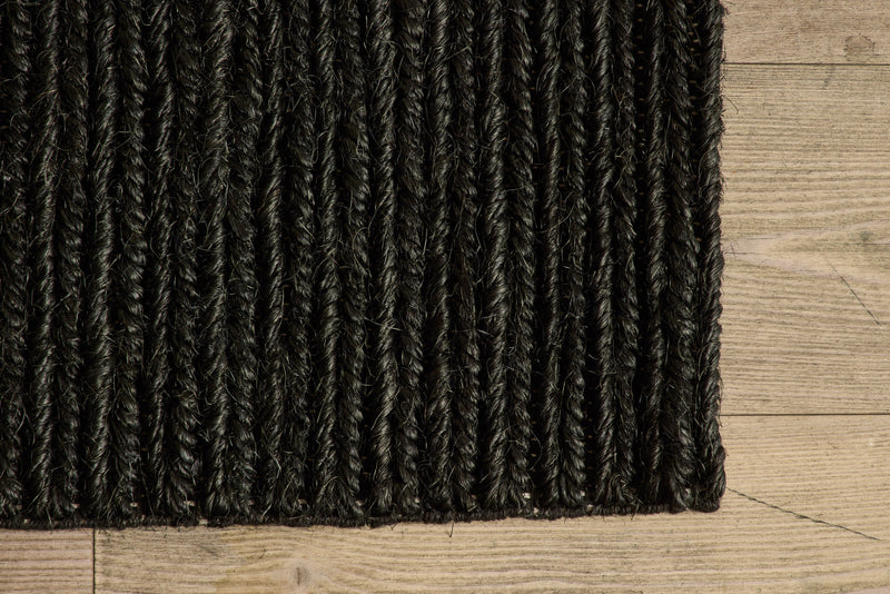 French Braid Welcome Mats in Charcoal  (Multiple Sizes)