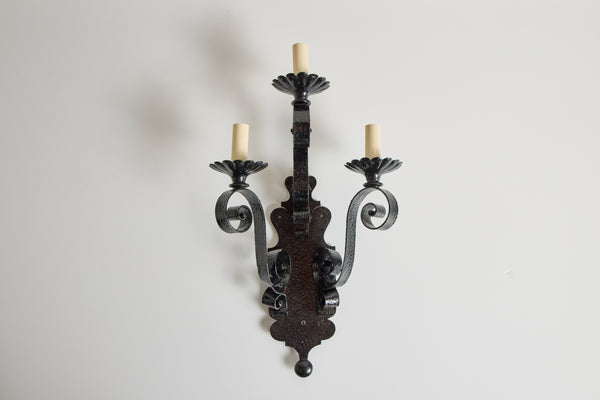 Scroll Iron Sconce