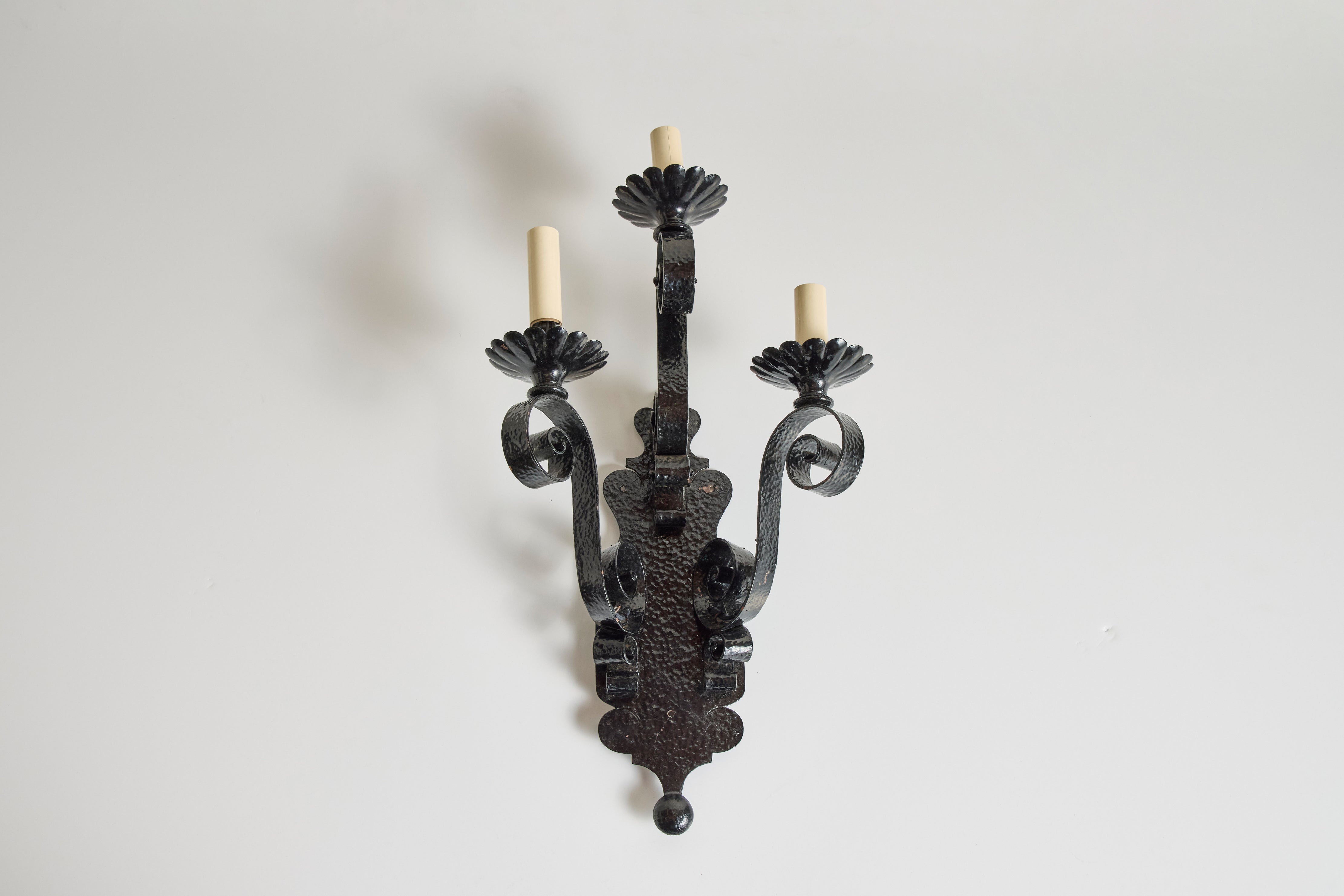 Scroll Iron Sconce