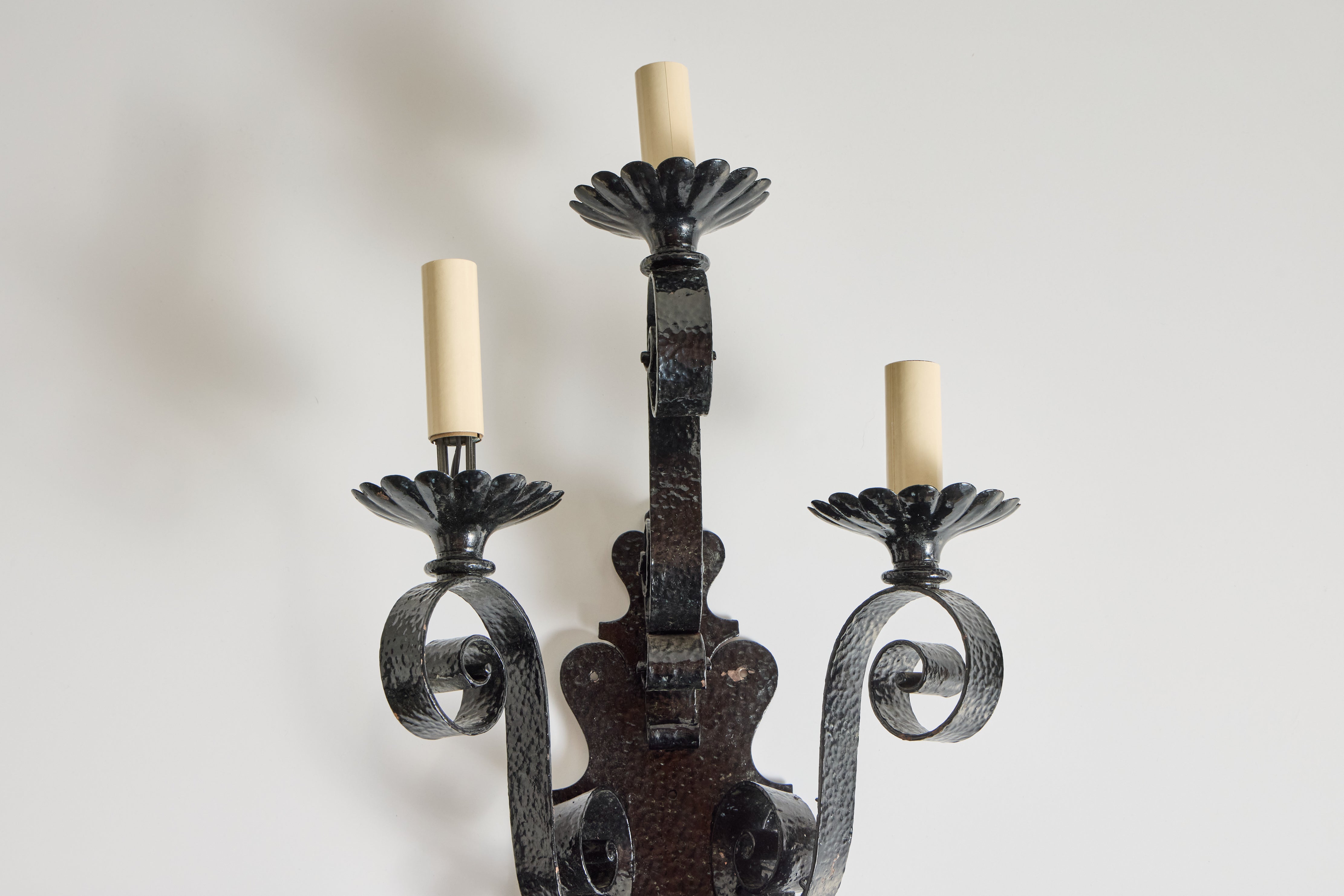 Scroll Iron Sconce