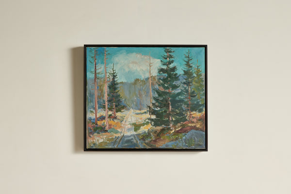 Forest Oil Painting