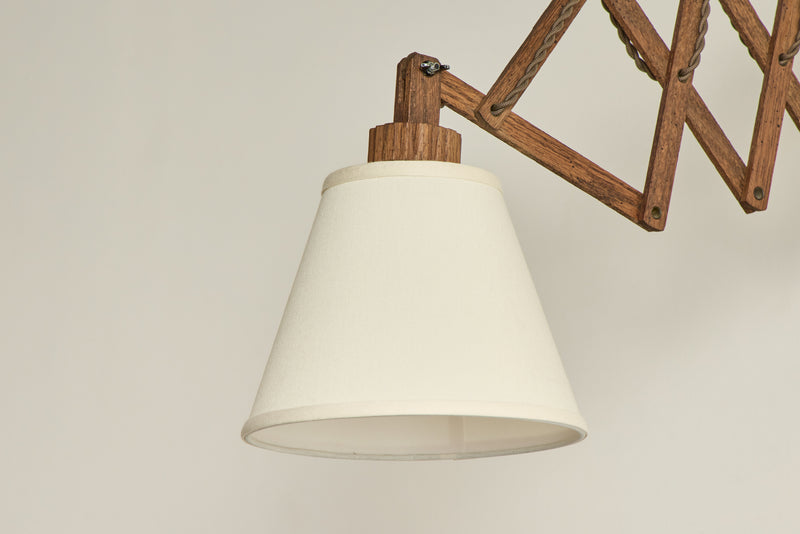 Oak Scissor Wall Sconce