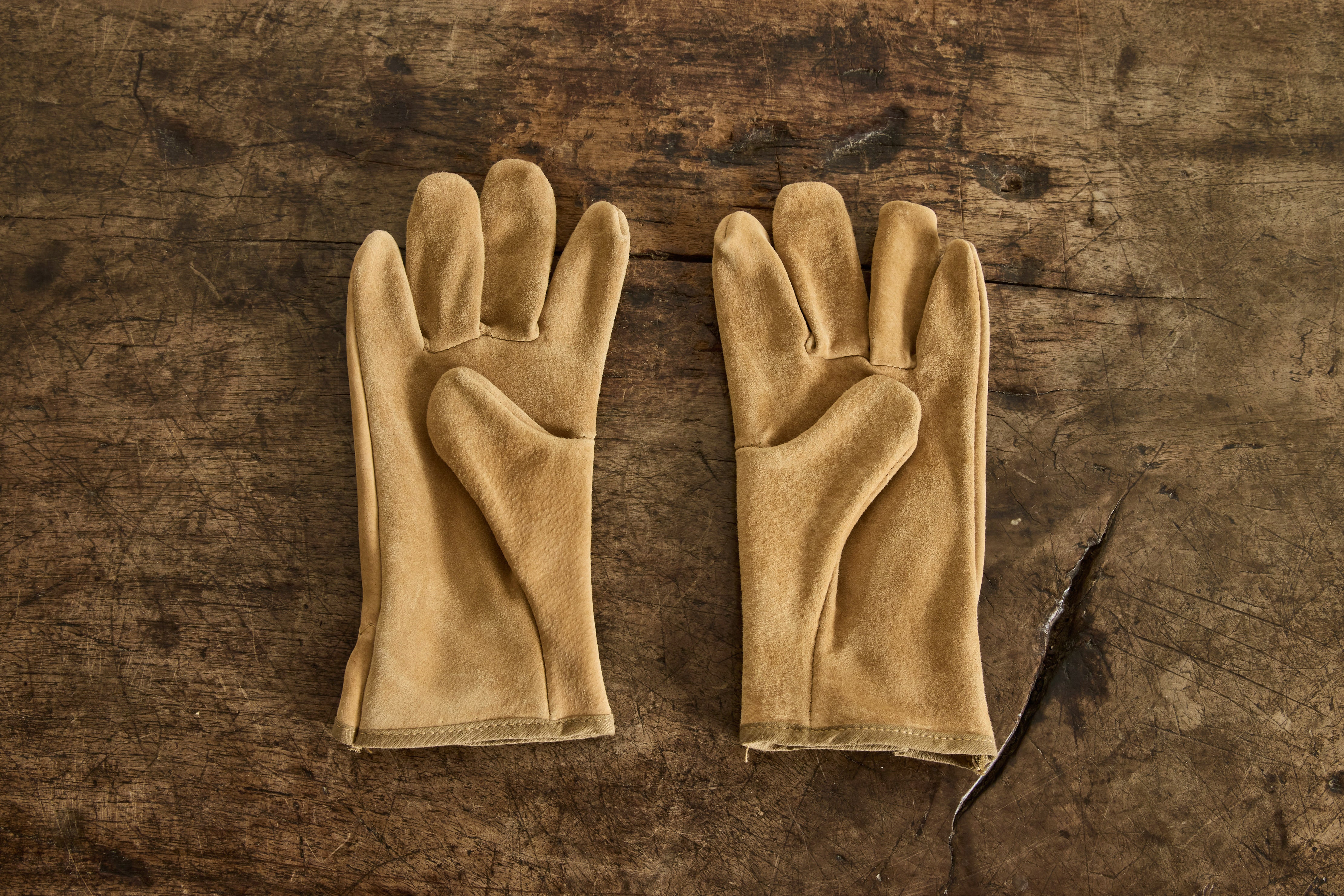 Leather Suede Work Gloves