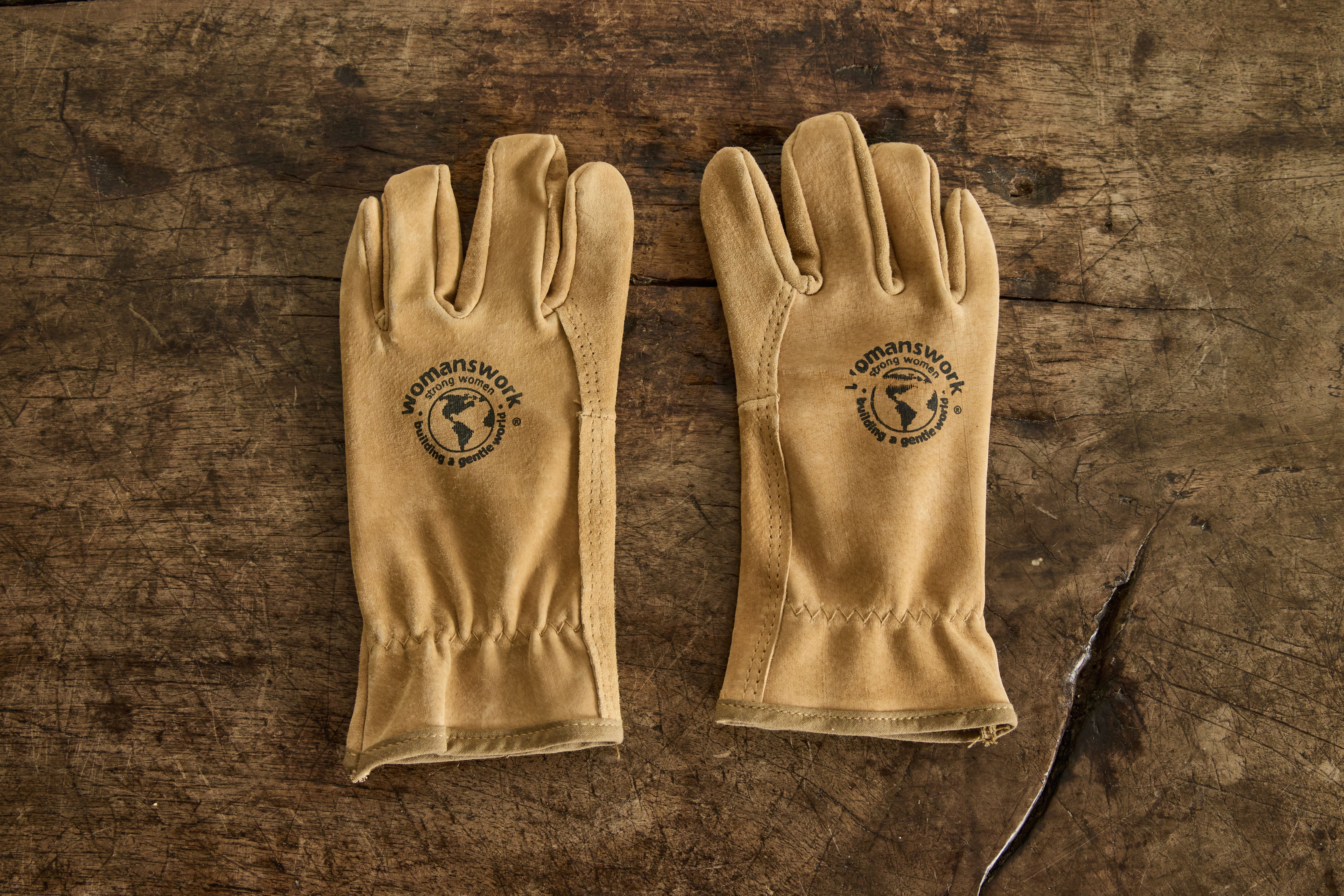 Leather Suede Work Gloves