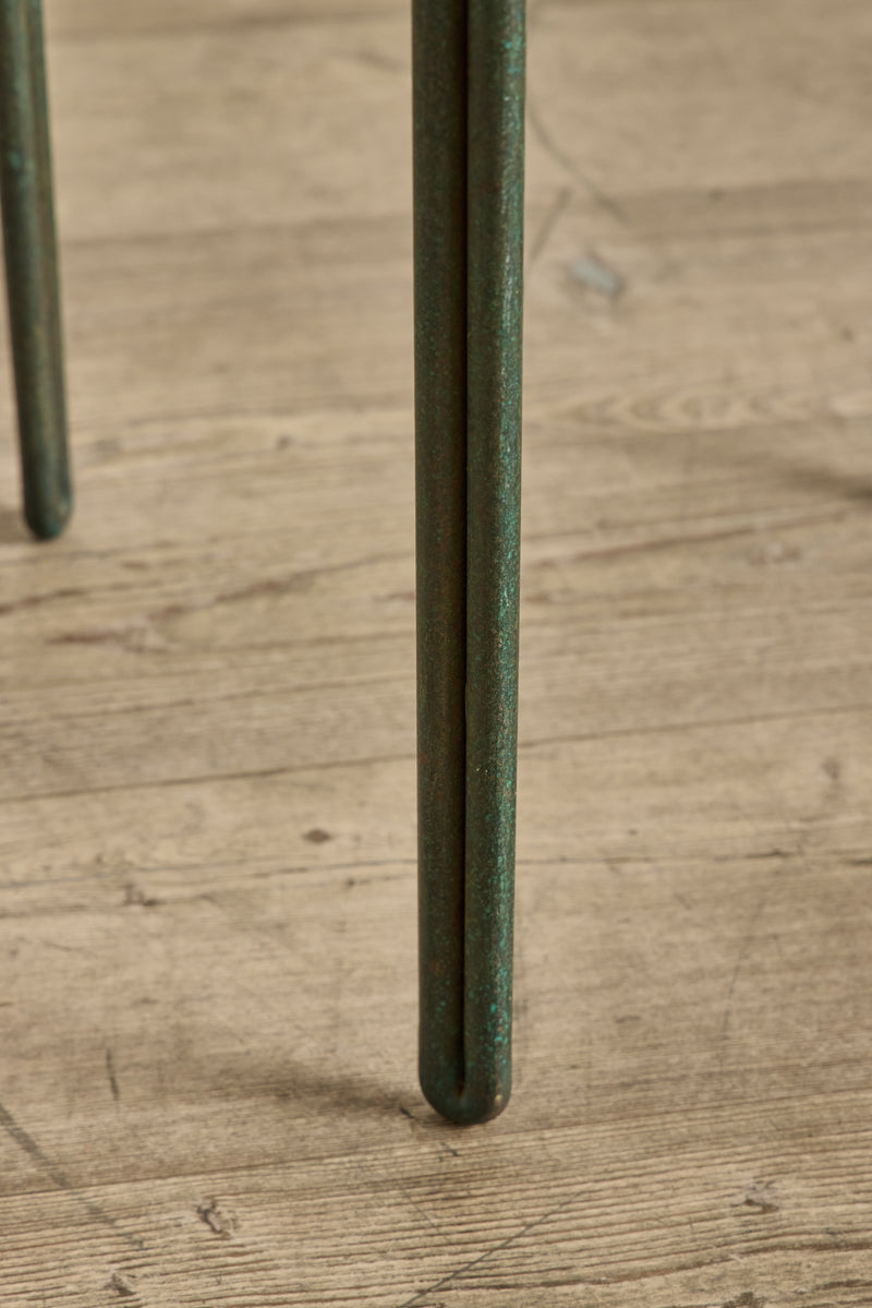Pair of Bronze & Glass Side Tables