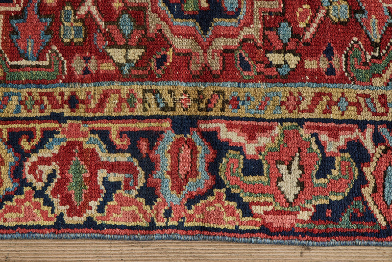 Geometric Baluch Throw Rug 3’ X 3’9