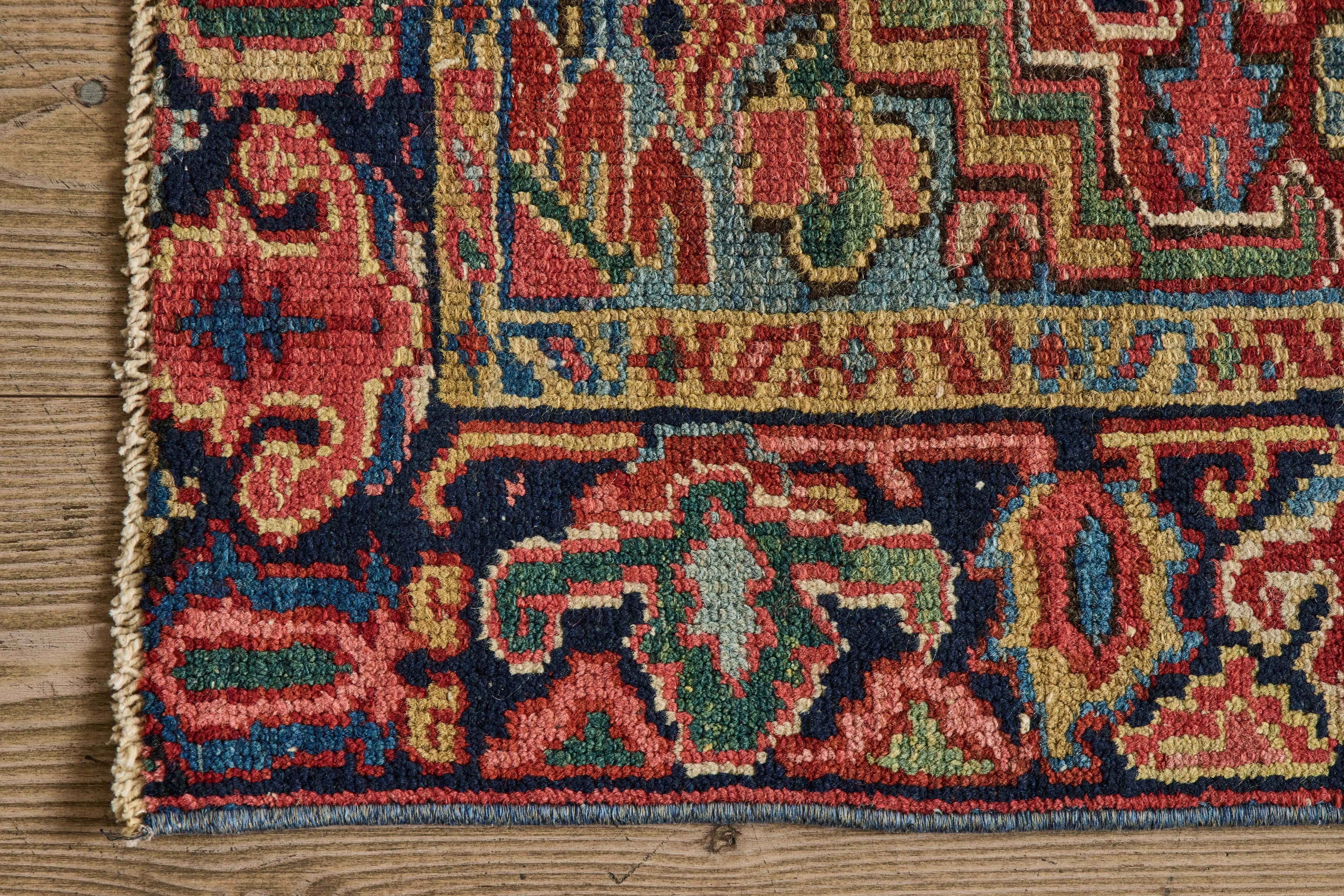 Geometric Baluch Throw Rug 3’ X 3’9