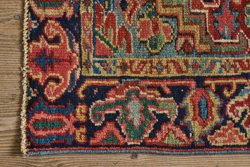 Geometric Baluch Throw Rug 3’ X 3’9