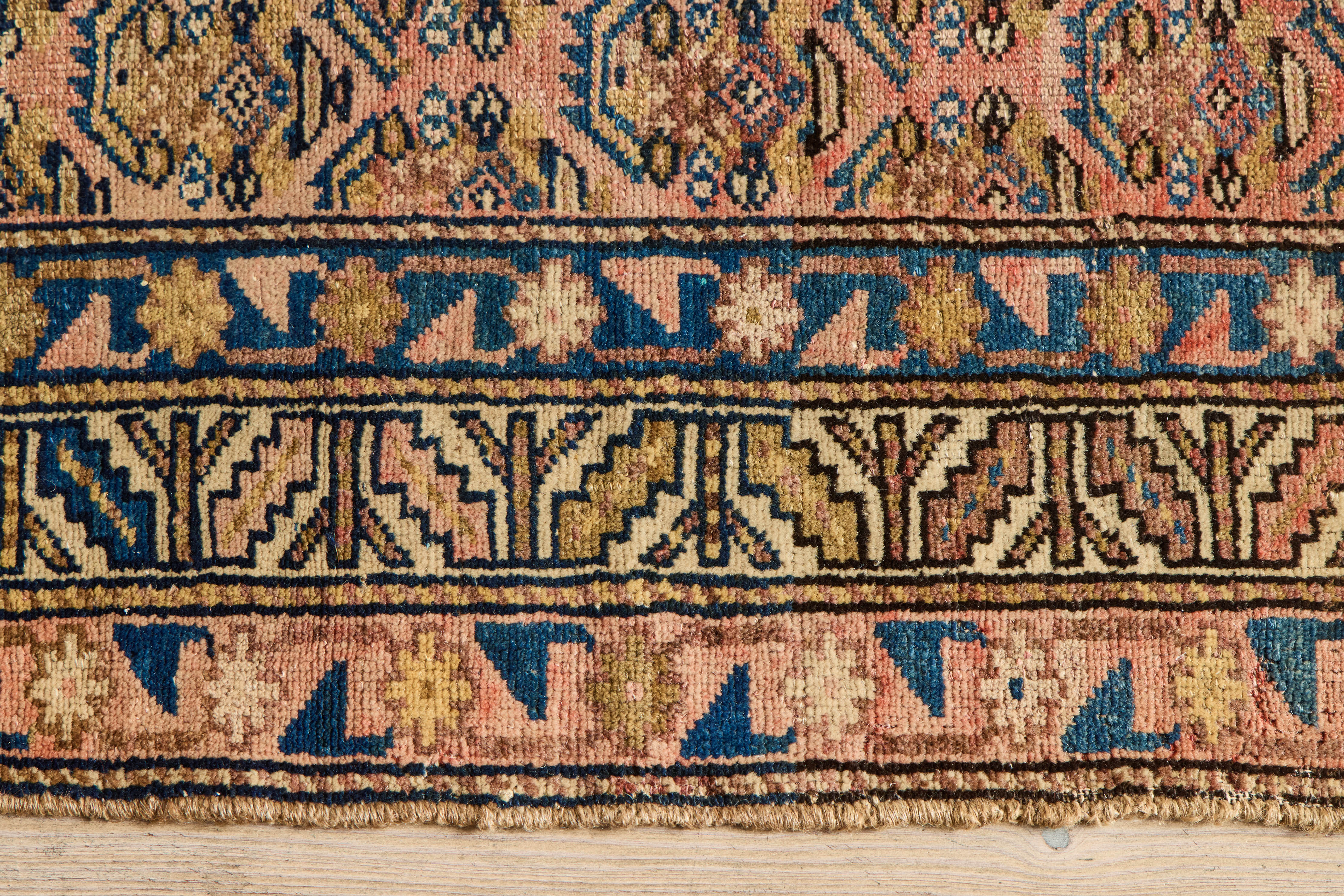 Blush Boteh Throw Rug 3’4 X 4’10