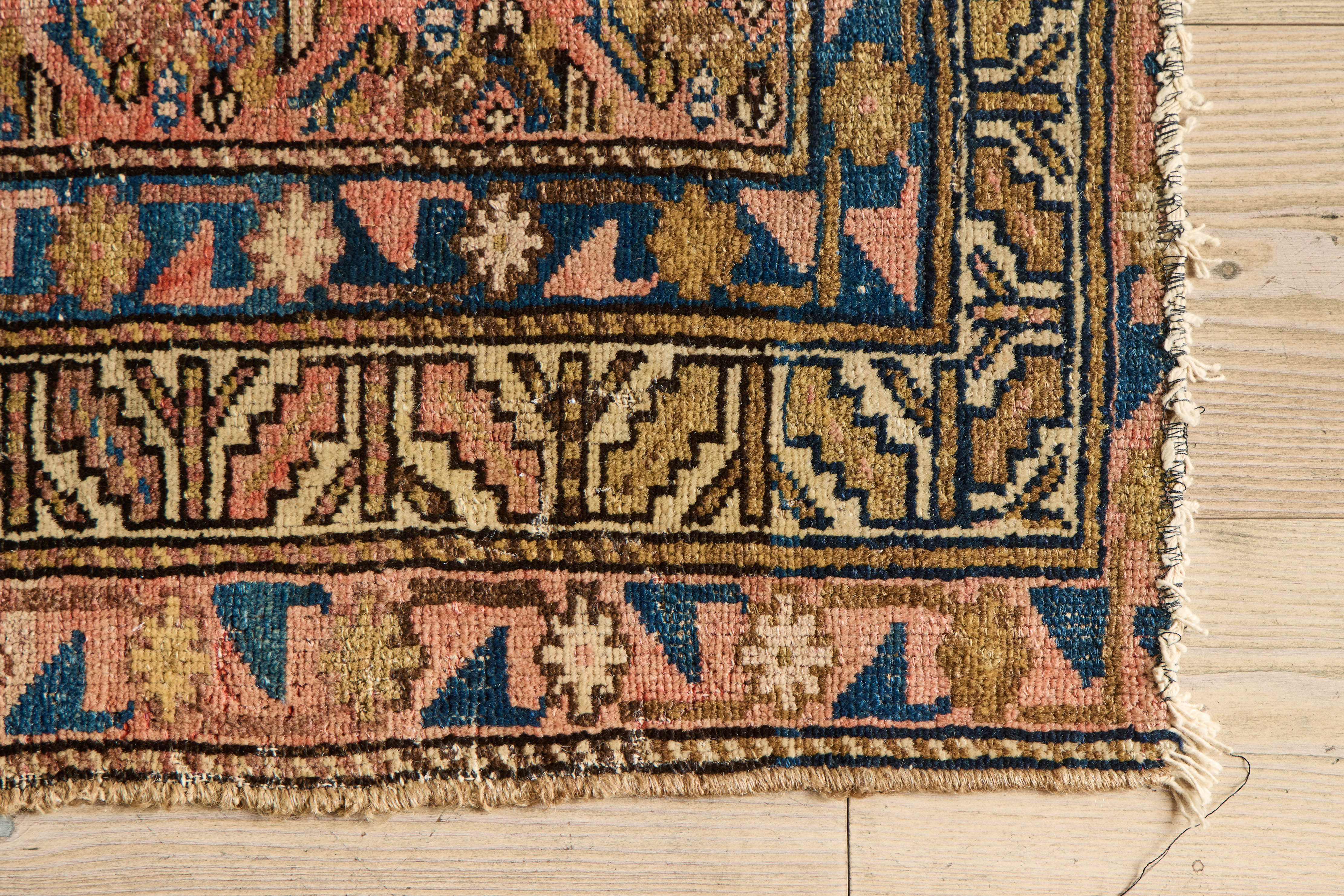 Blush Boteh Throw Rug 3’4 X 4’10