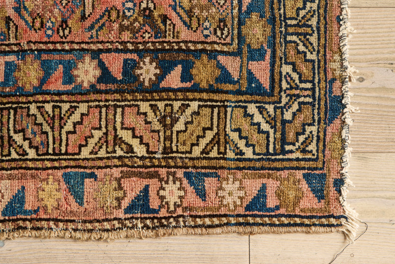 Blush Boteh Throw Rug 3’4 X 4’10