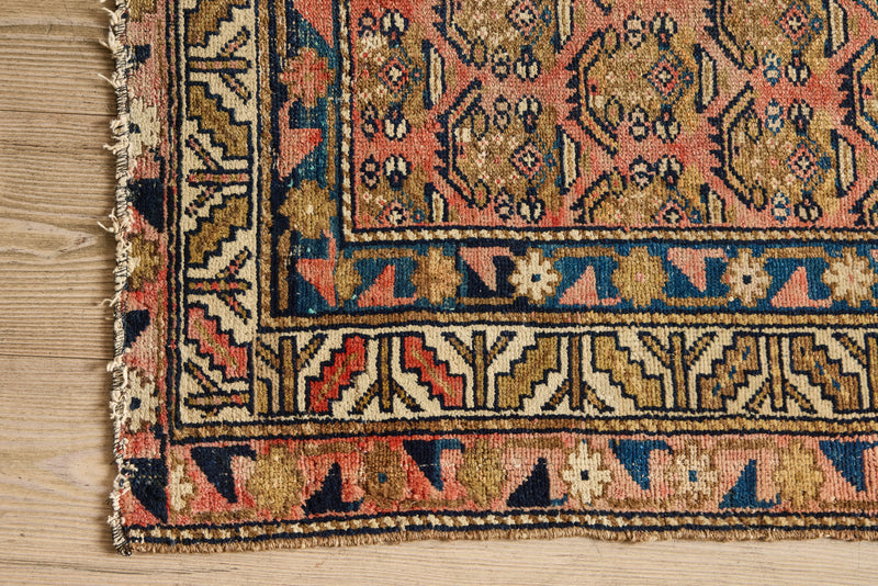 Blush Boteh Throw Rug 3’4 X 4’10