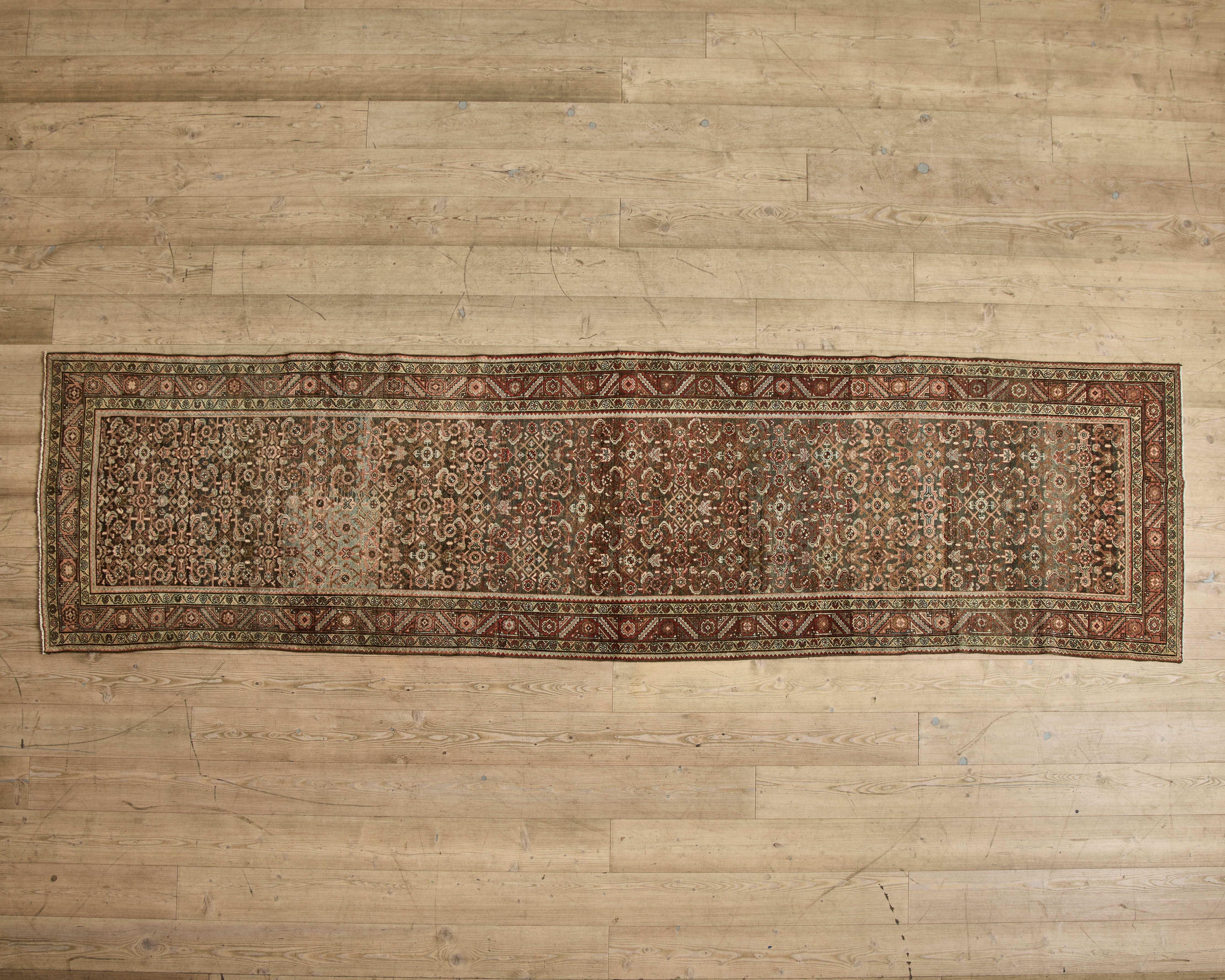 Grey Malayer Runner 3’8 X 13’4