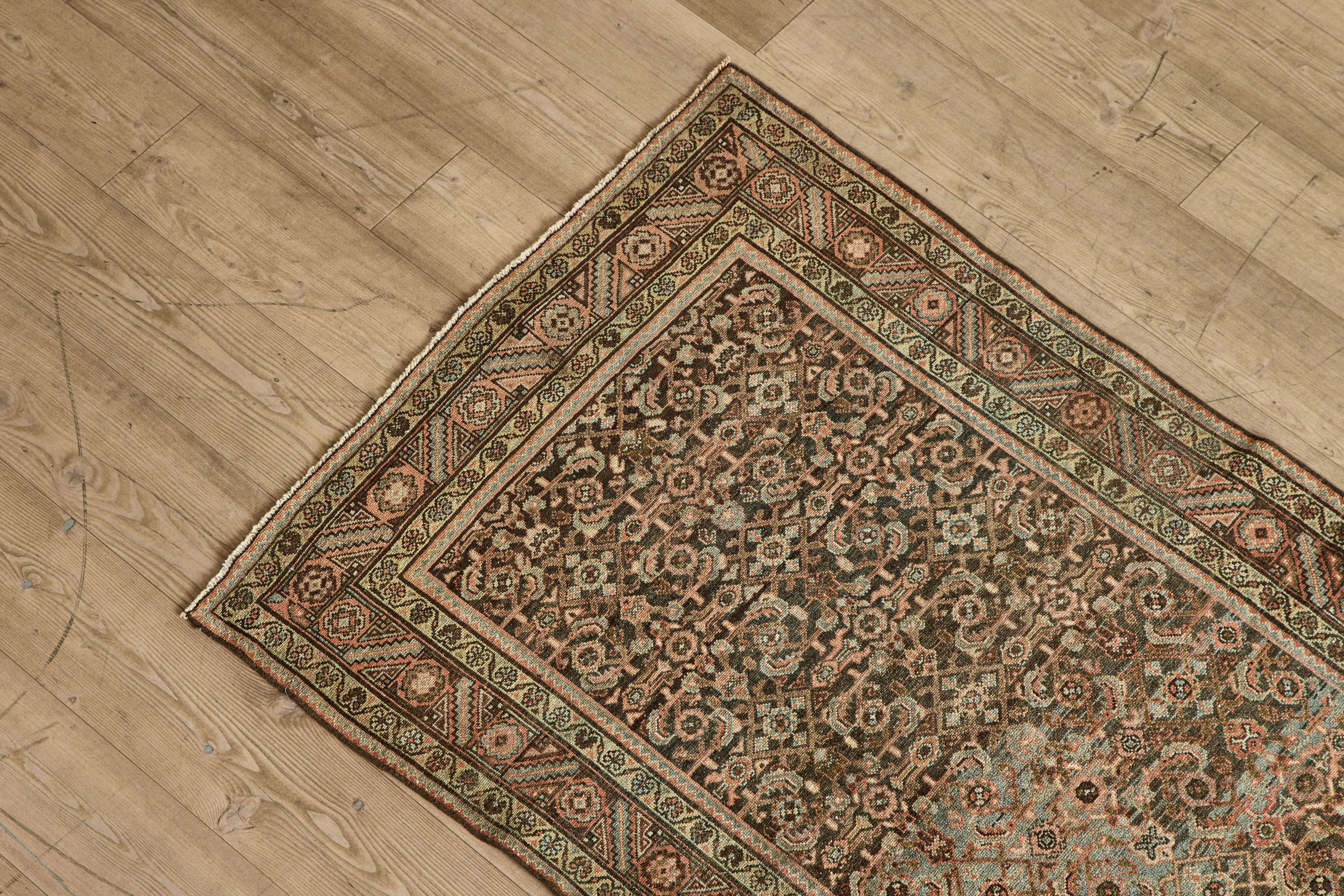 Grey Malayer Runner 3’8 X 13’4