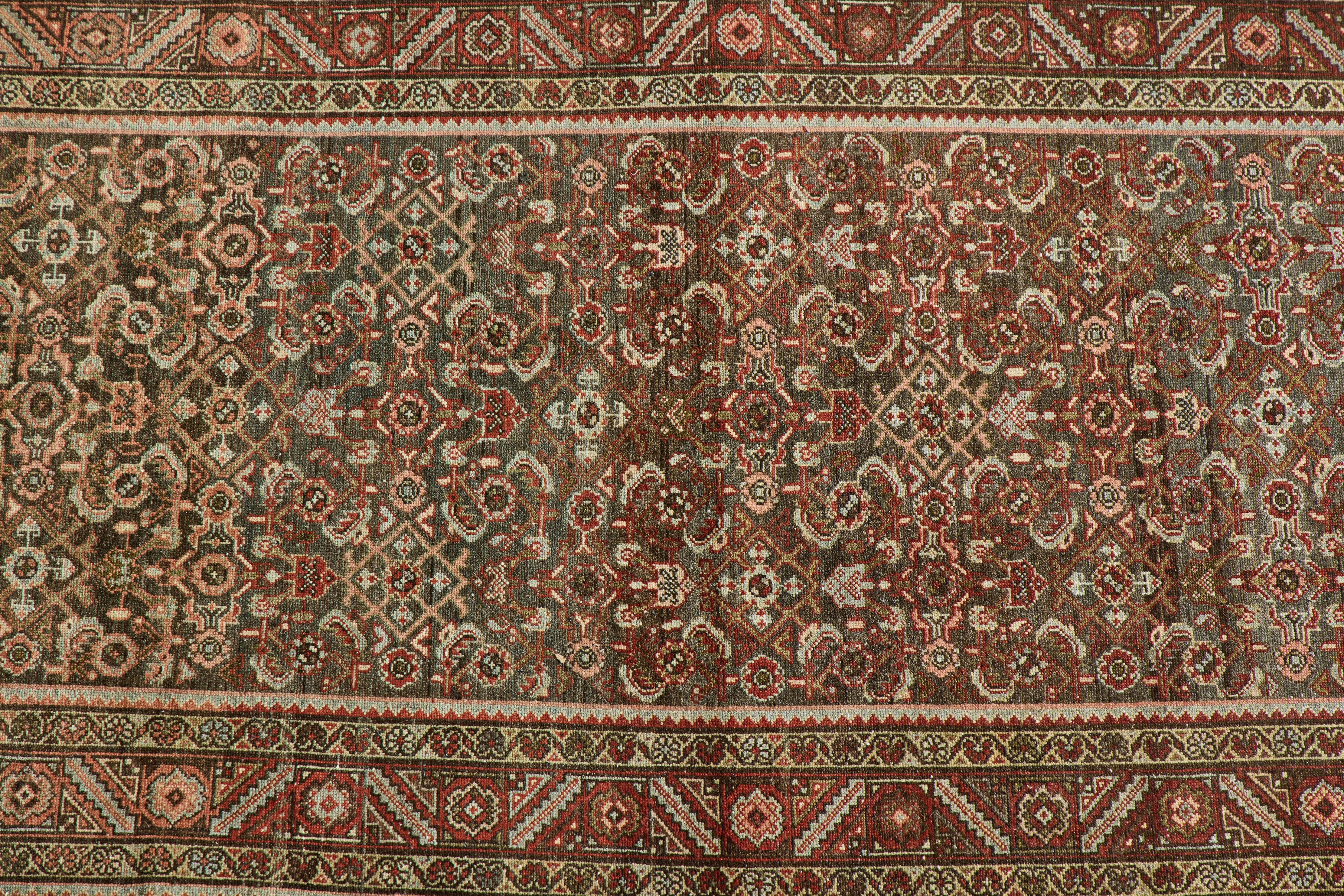 Grey Malayer Runner 3’8 X 13’4