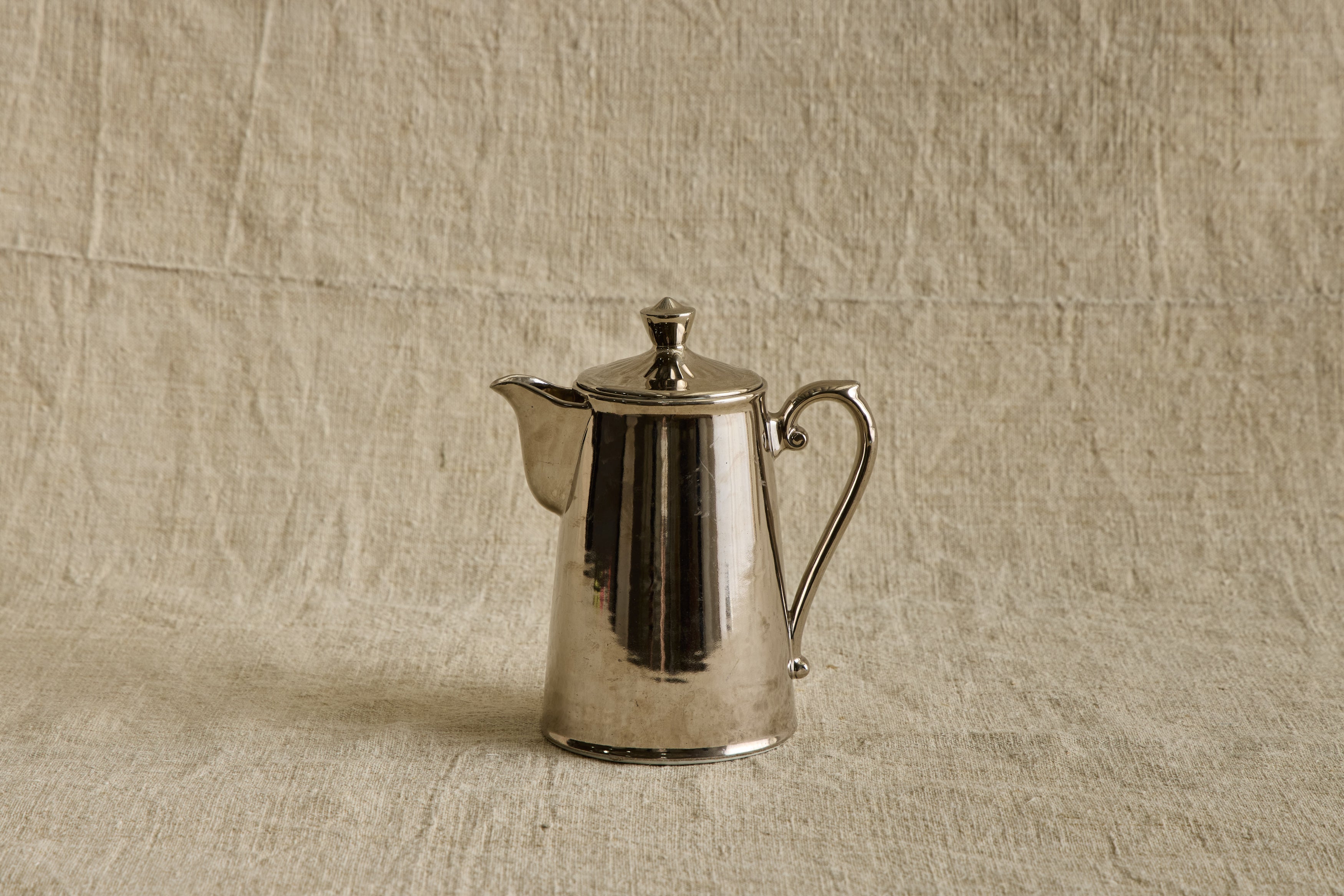 Metallic Glazed Coffee Pitcher No. 1