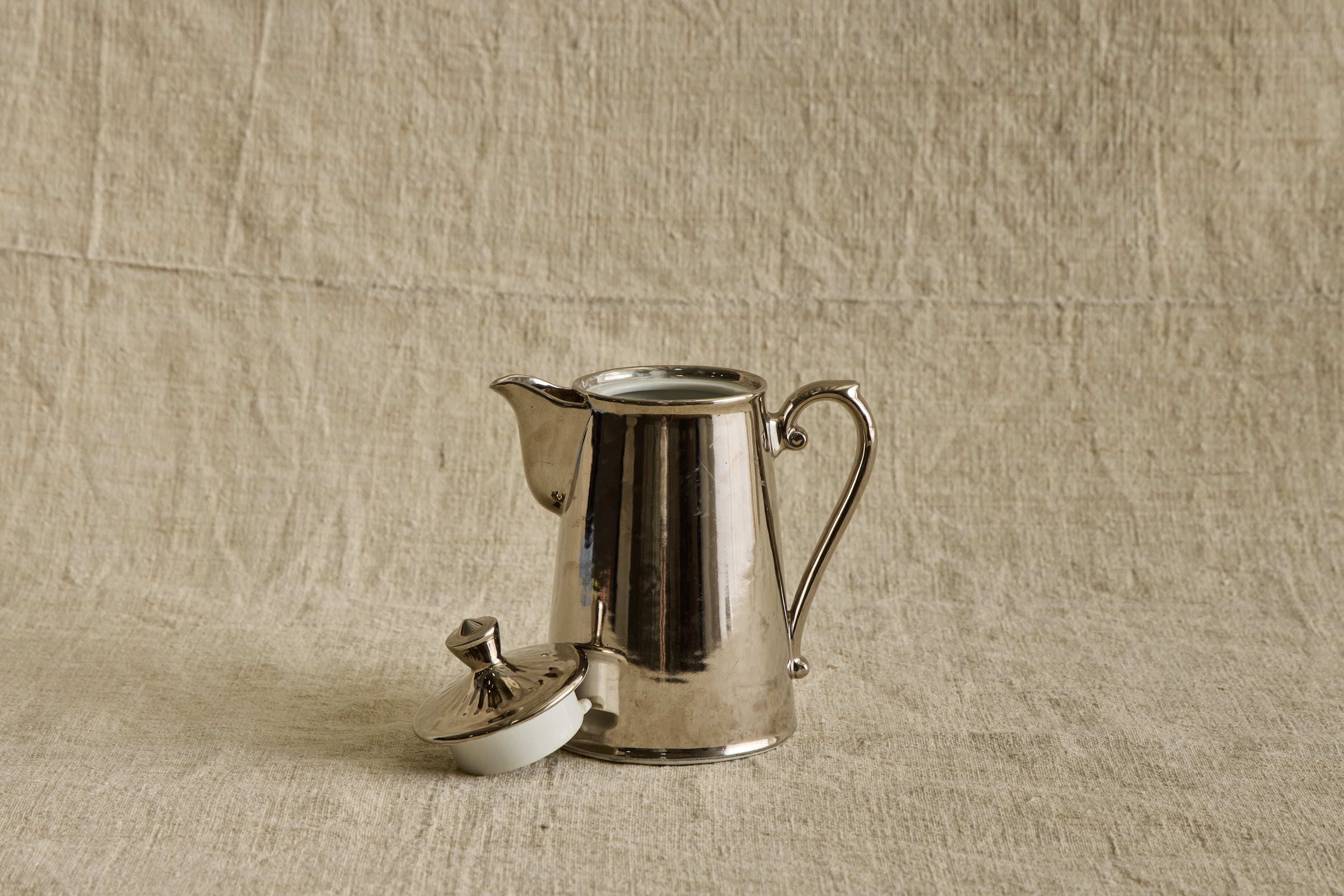 Metallic Glazed Coffee Pitcher No. 1