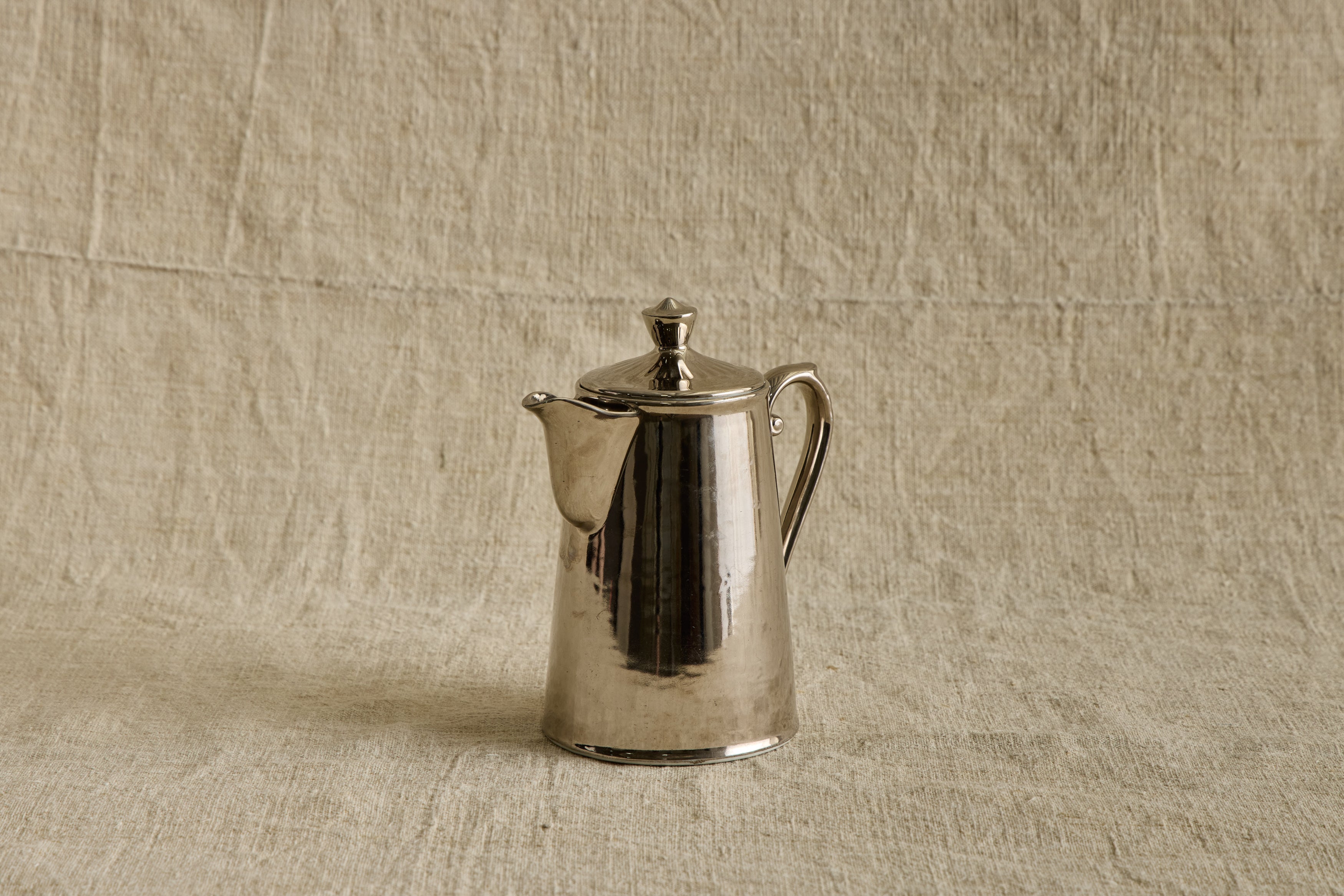 Metallic Glazed Coffee Pitcher No. 1