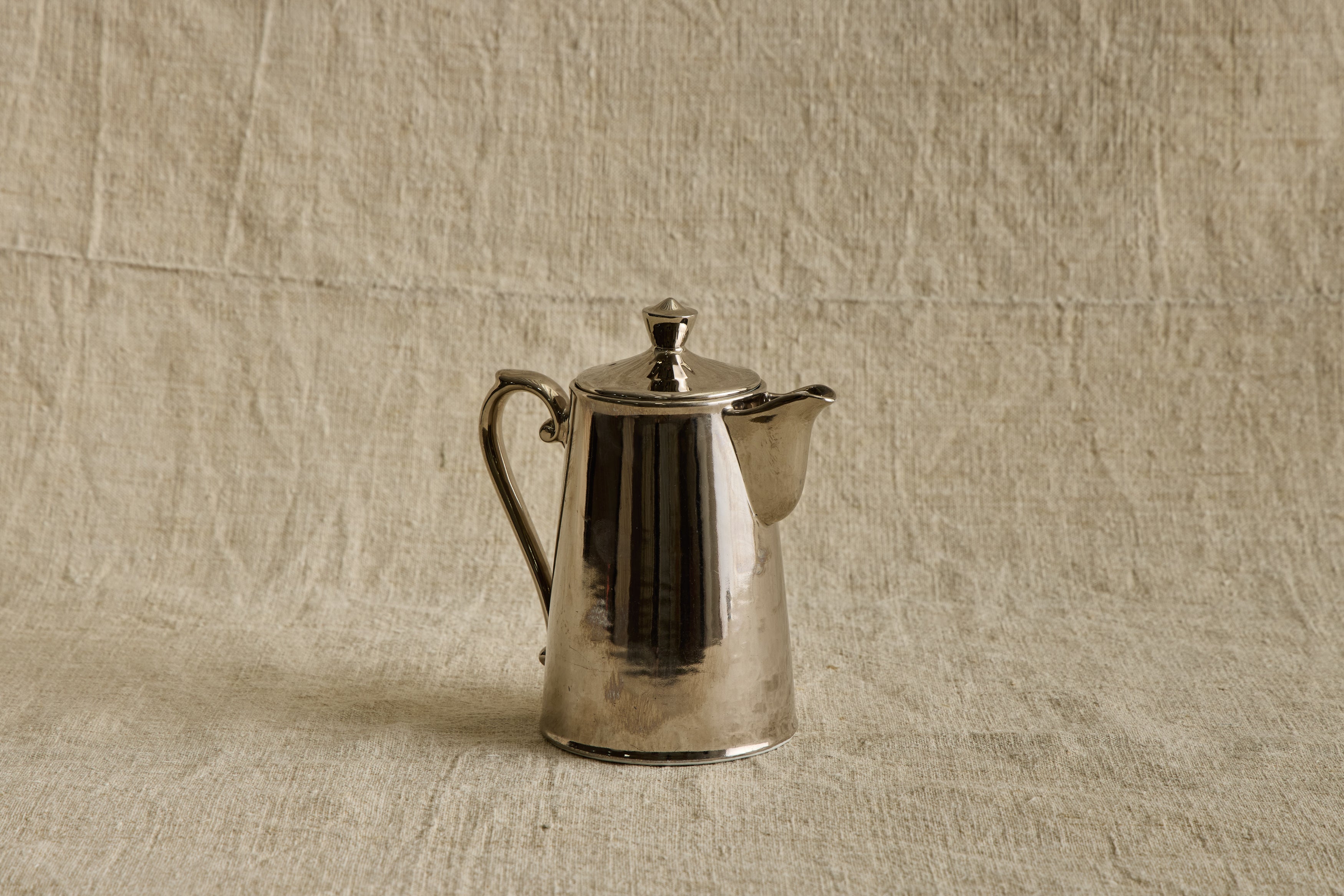Metallic Glazed Coffee Pitcher No. 1