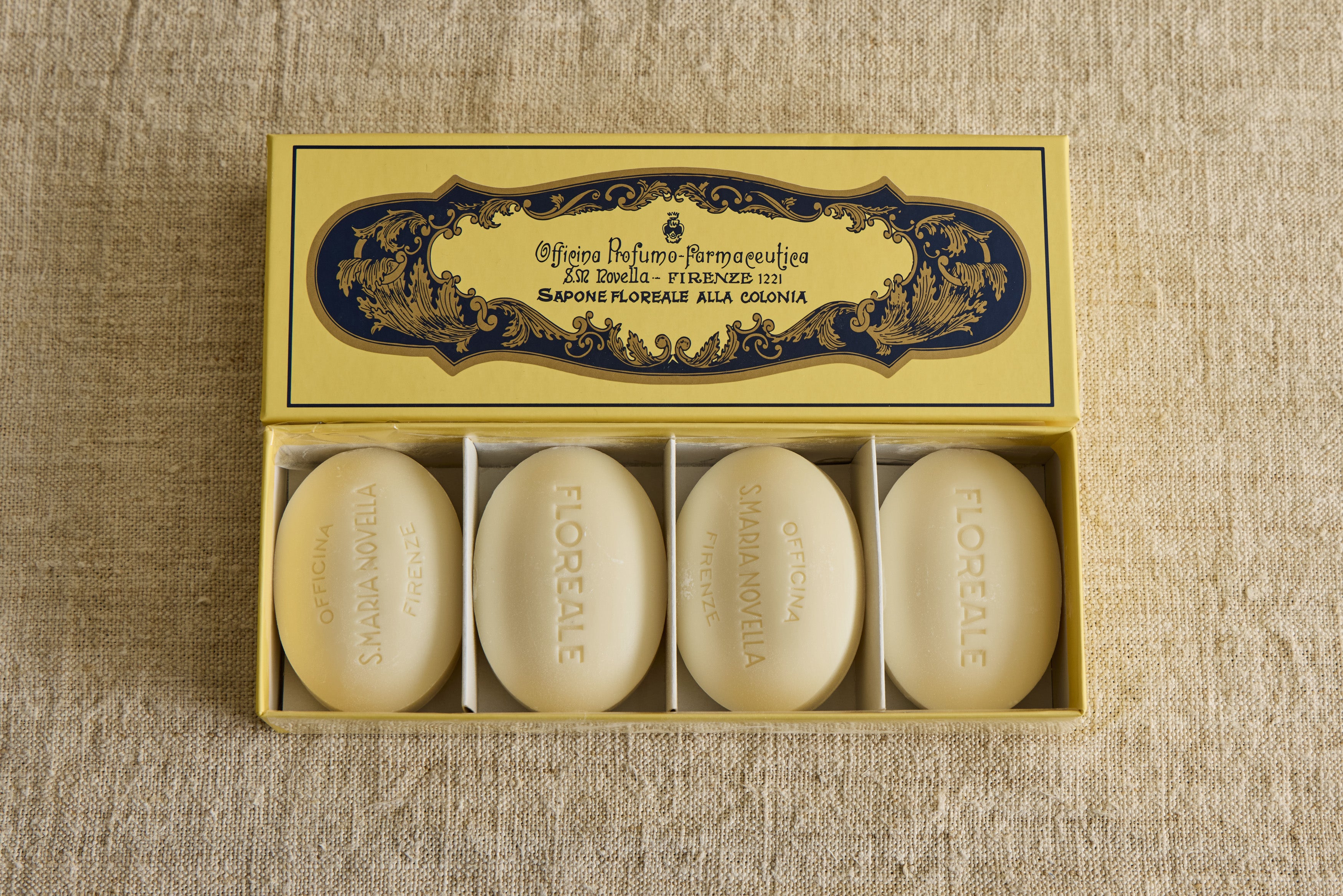 Floreale Alla Colonia Soap, Set of 4