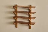 1960s Wood Wall Shelf