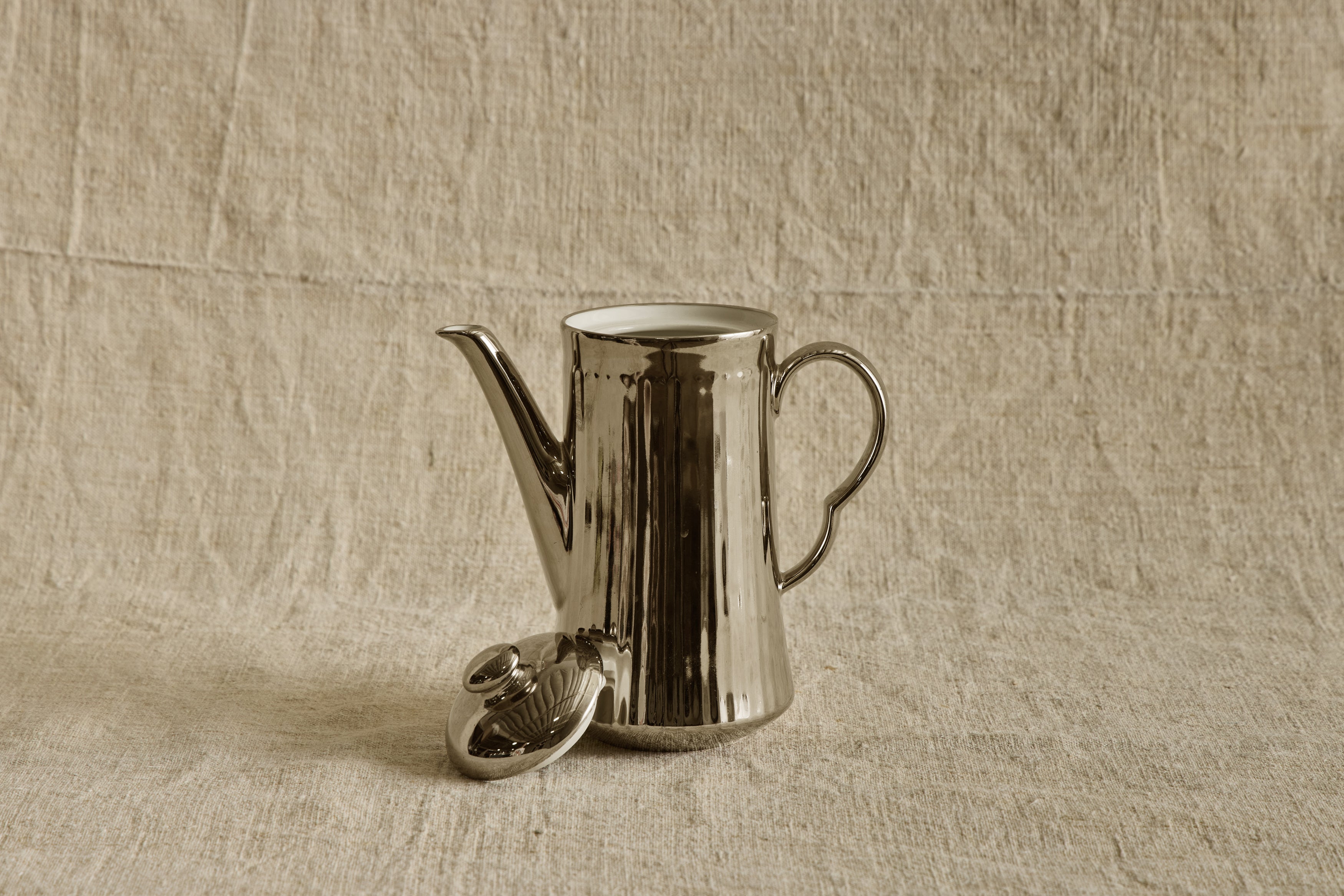 Metallic Glazed Coffee Pitcher No. 2