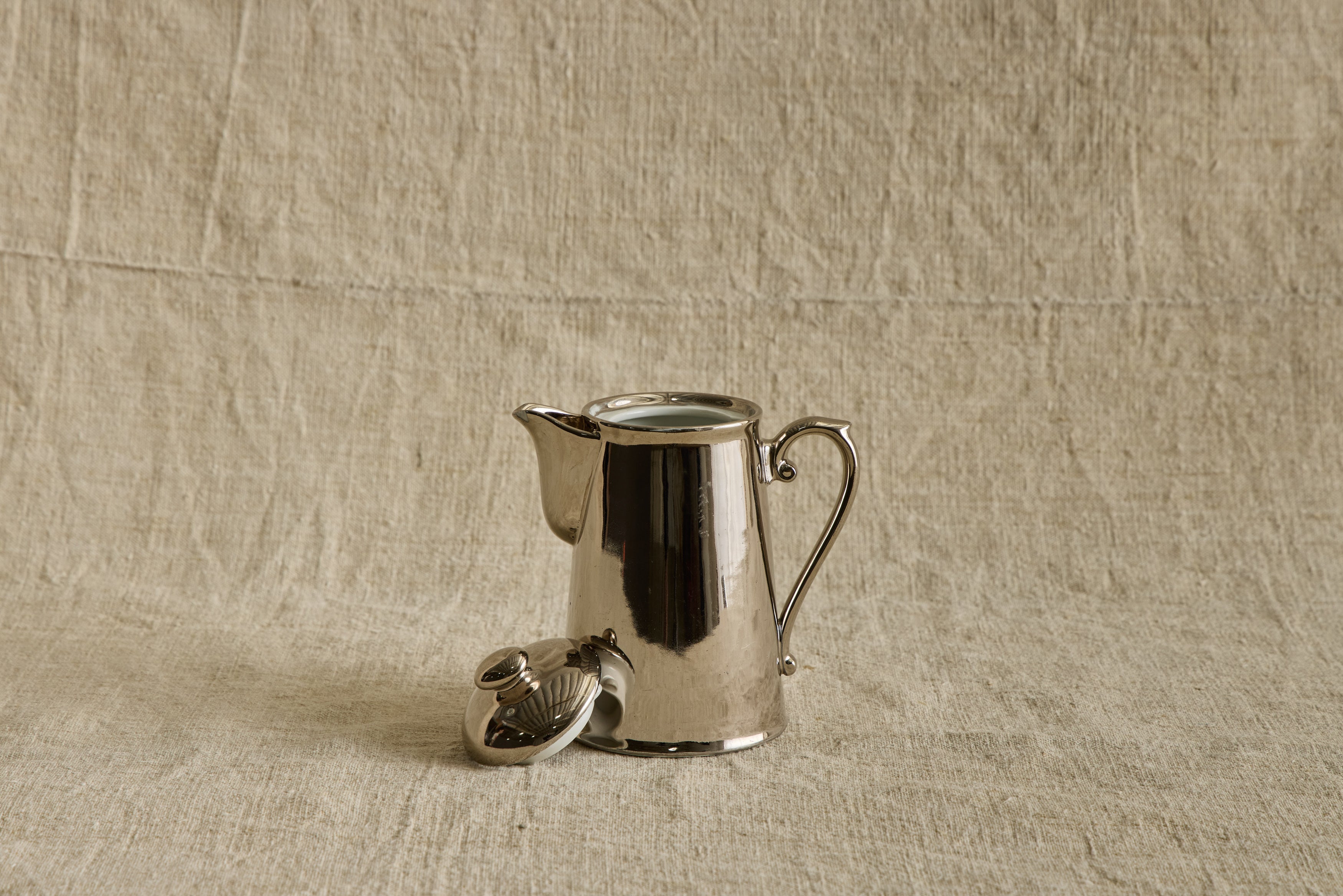 Metallic Glazed Coffee Pitcher No. 4
