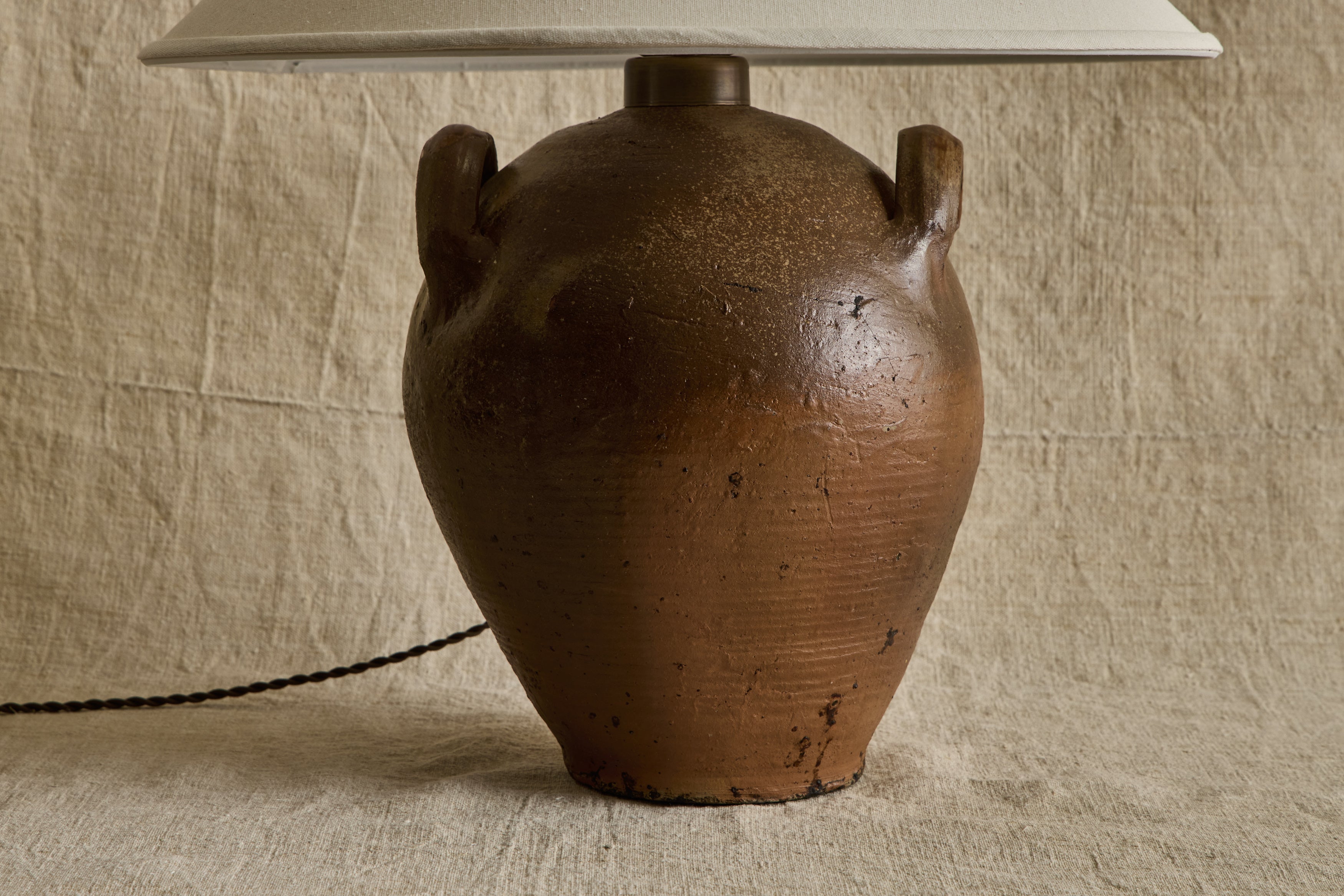 French Stoneware Jug Lamp No. 15