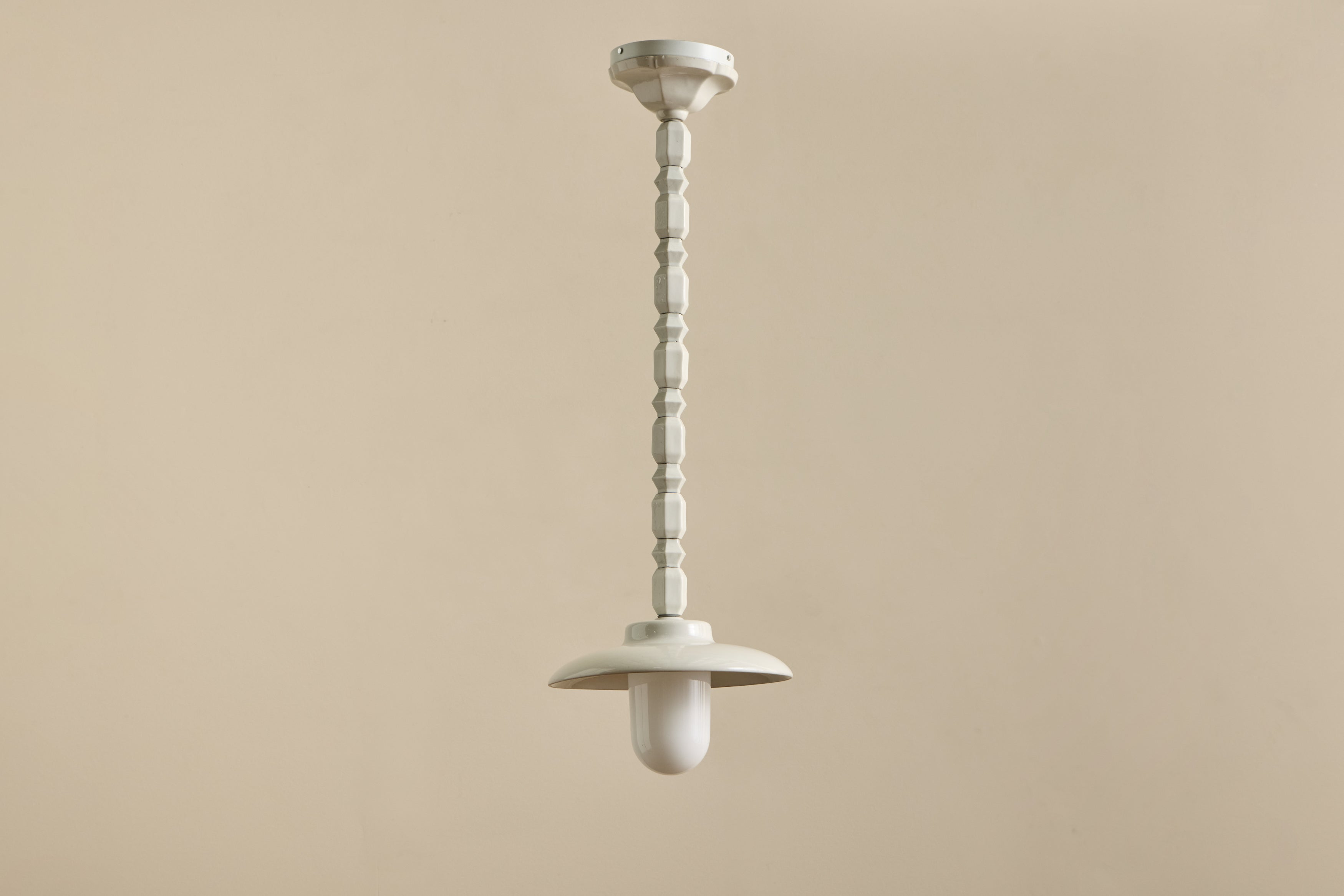 1950s Porcelain Pendant