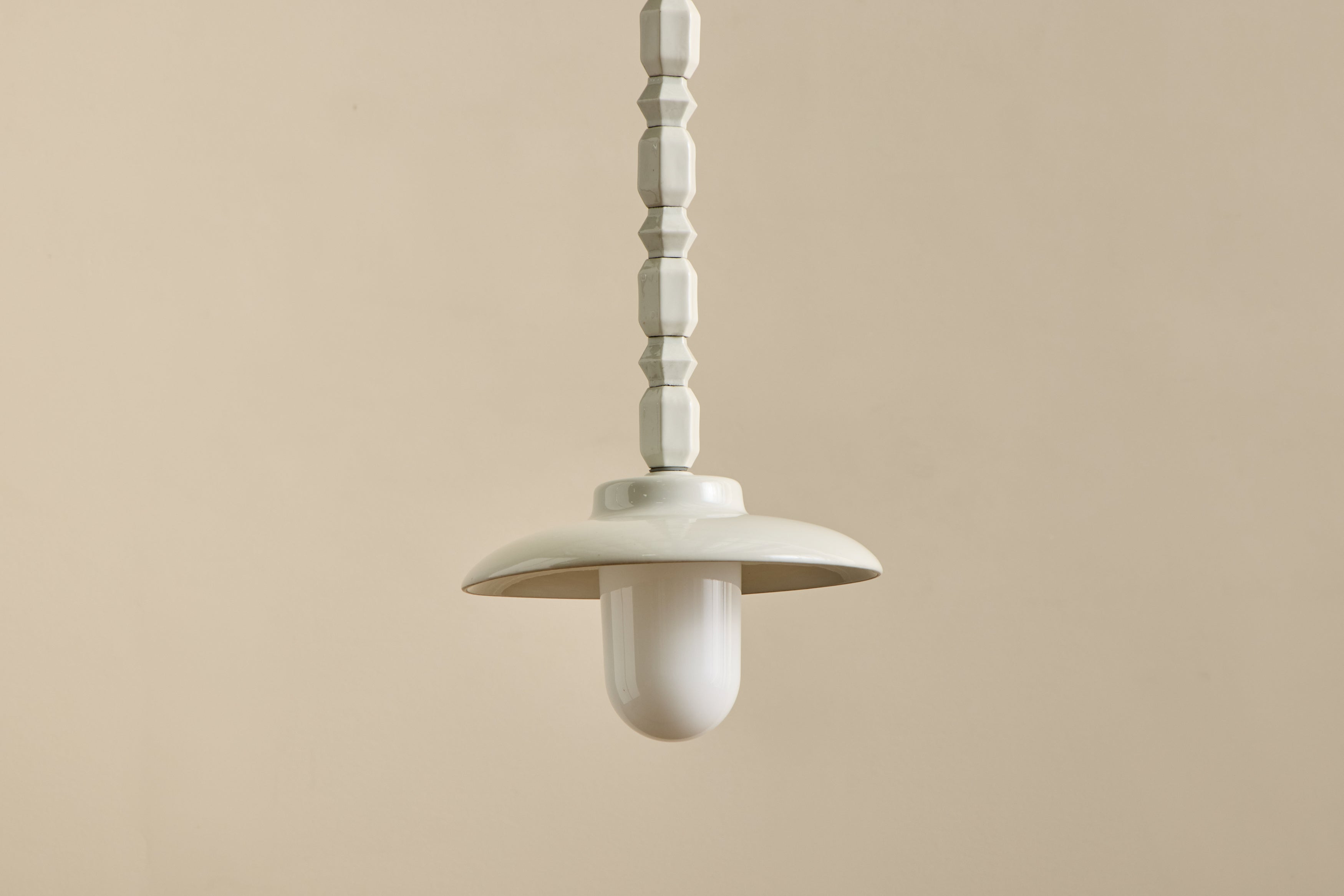 1950s Porcelain Pendant