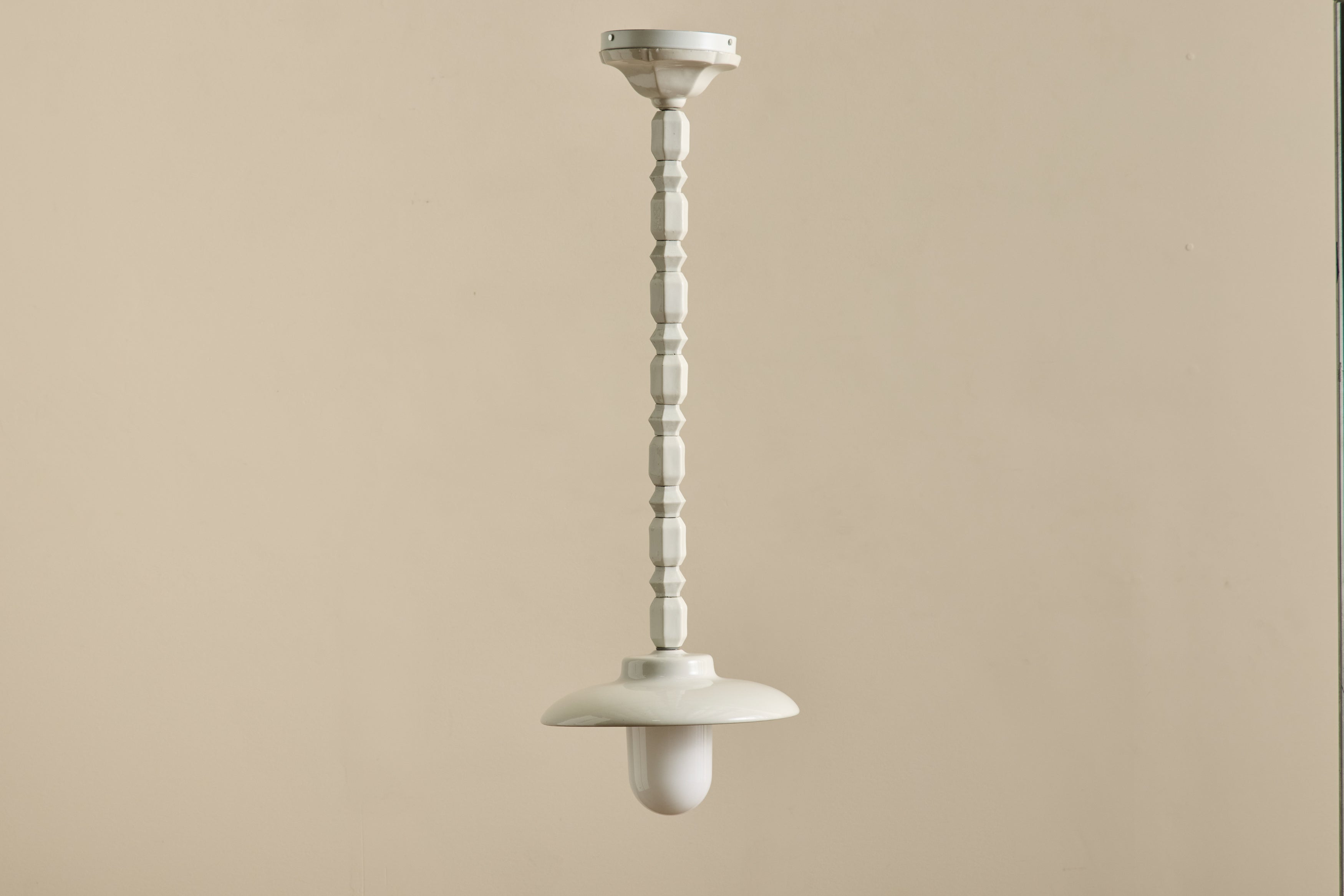 1950s Porcelain Pendant