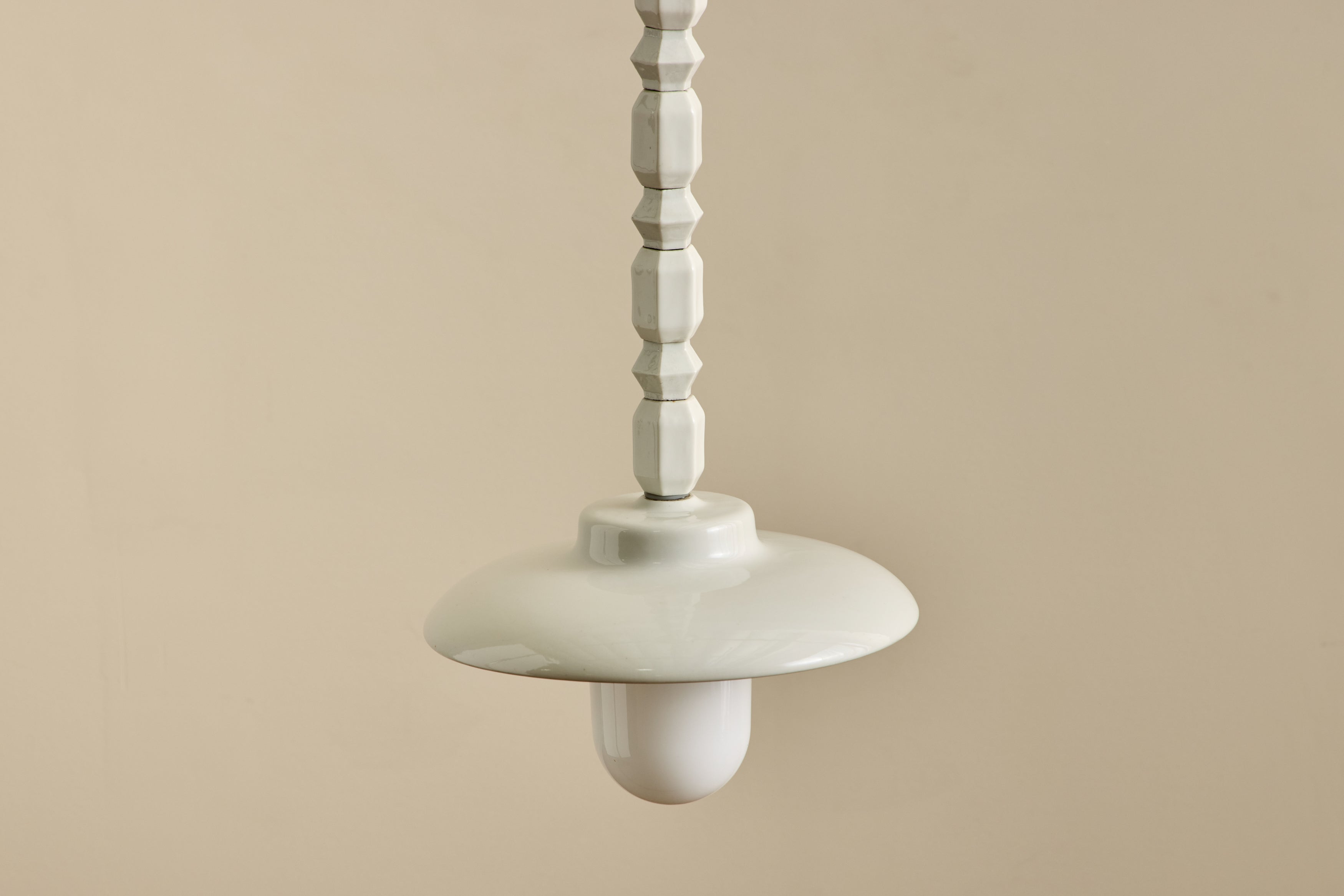 1950s Porcelain Pendant