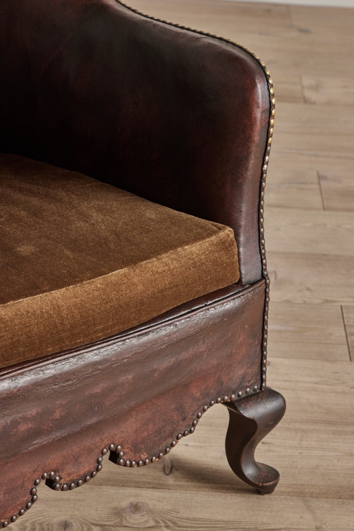 Danish Leather Club Chairs