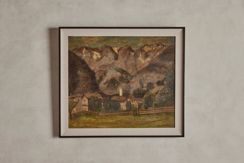 Mountain Village Painting