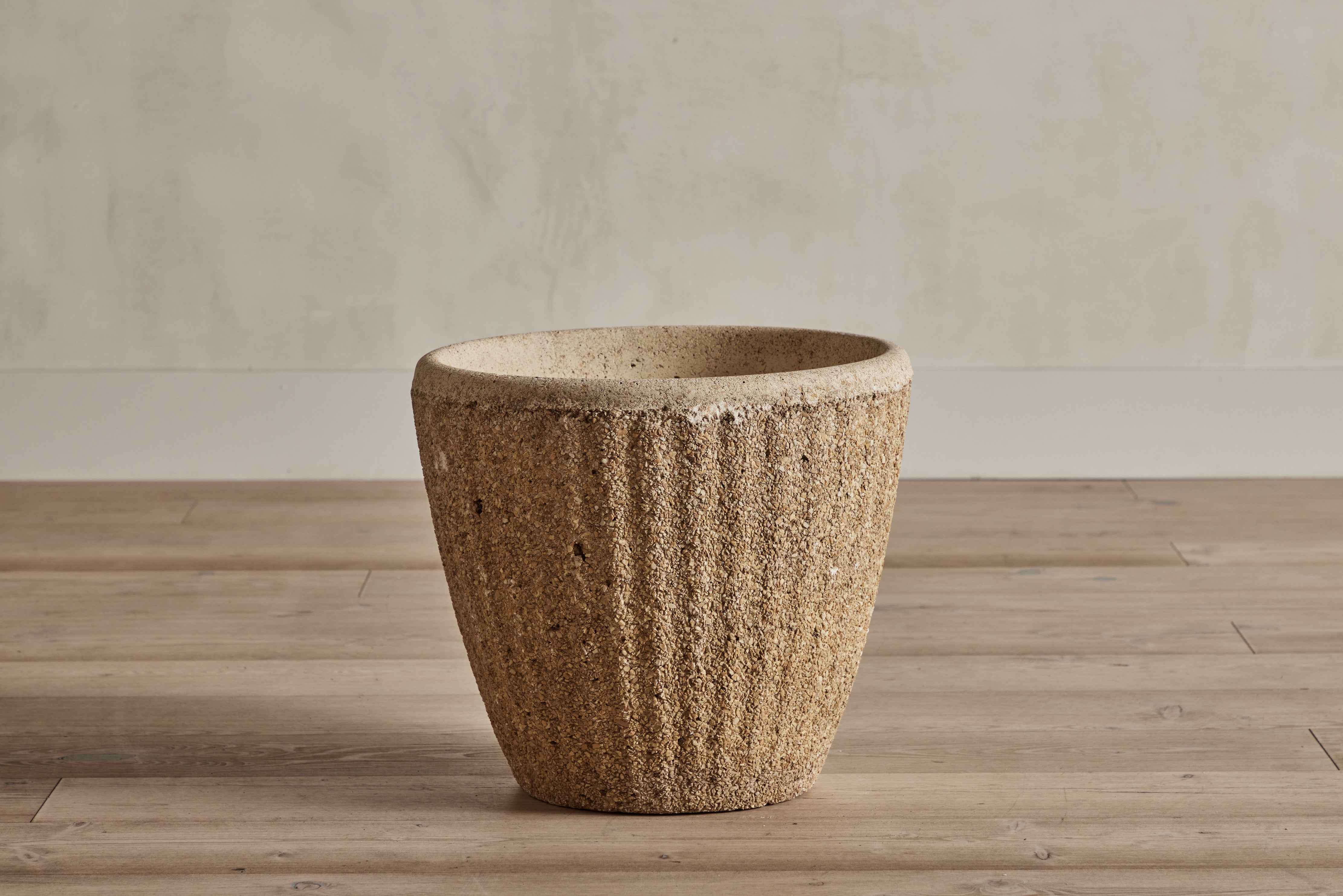 Tall Ribbed Planter