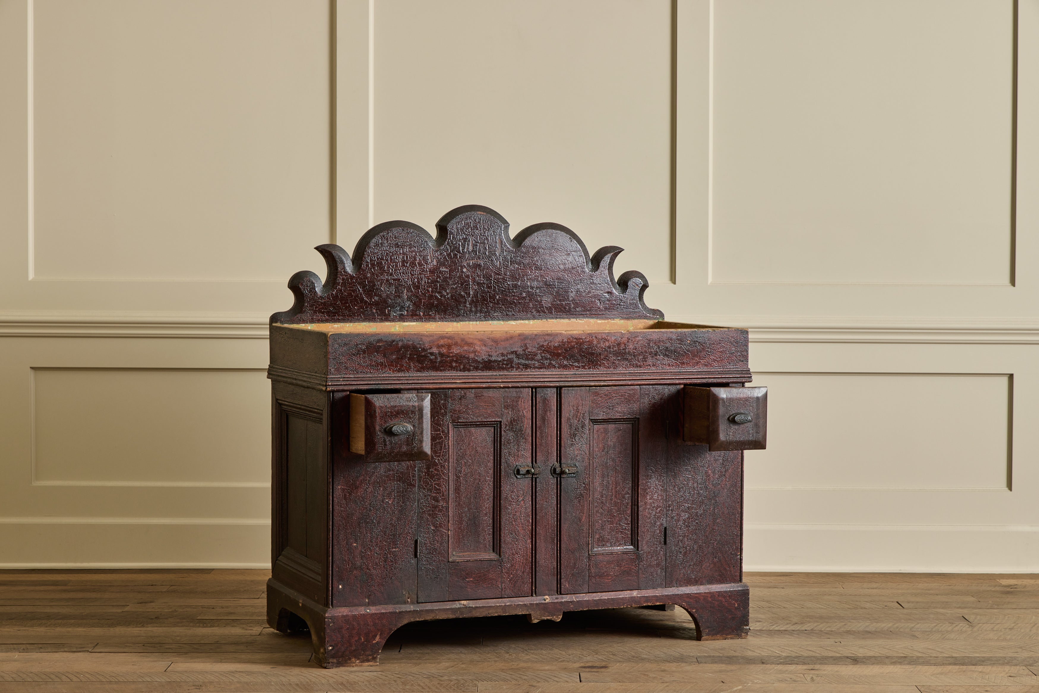19th Century Painted Dry Sink