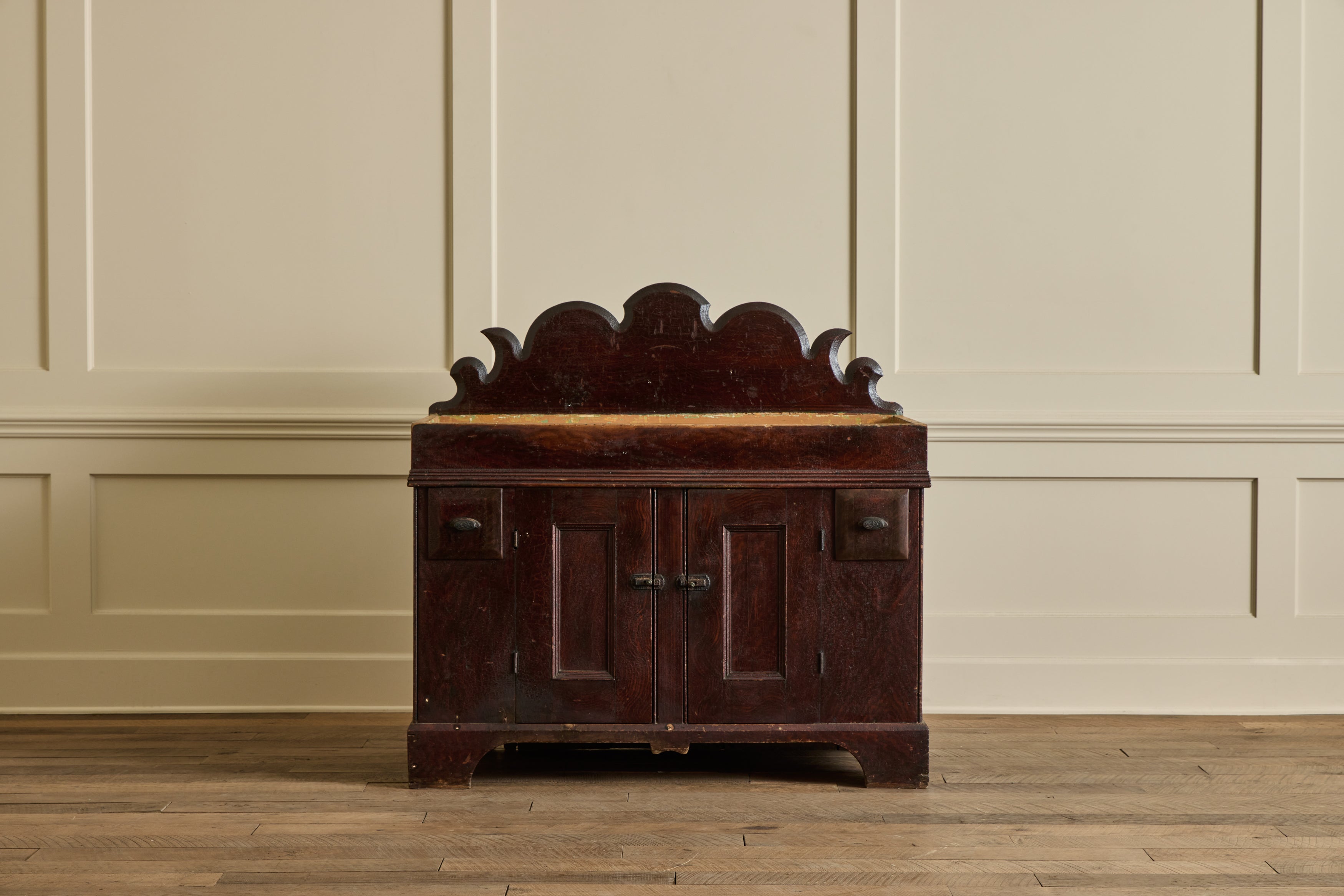 19th Century Painted Dry Sink