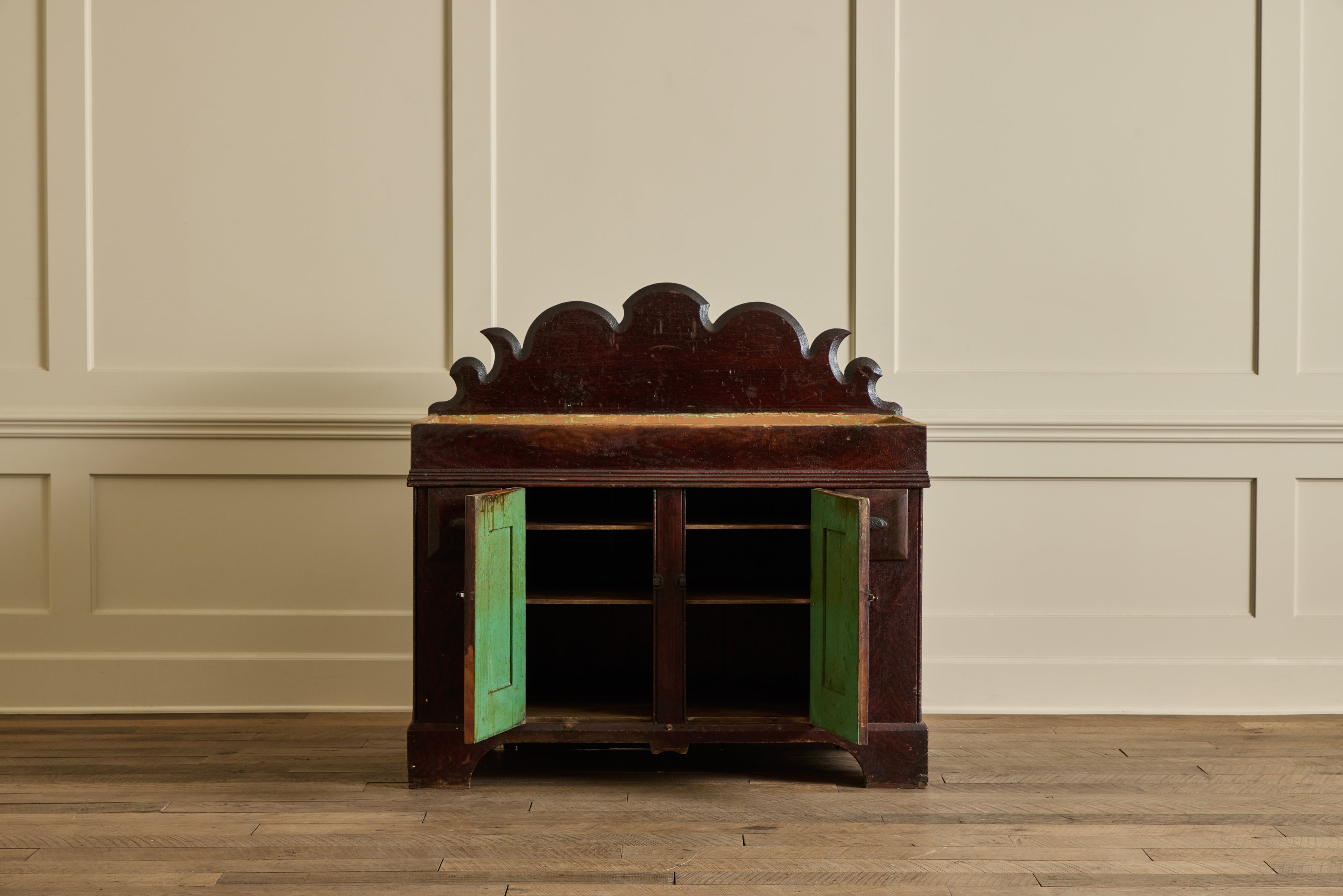 19th Century Painted Dry Sink