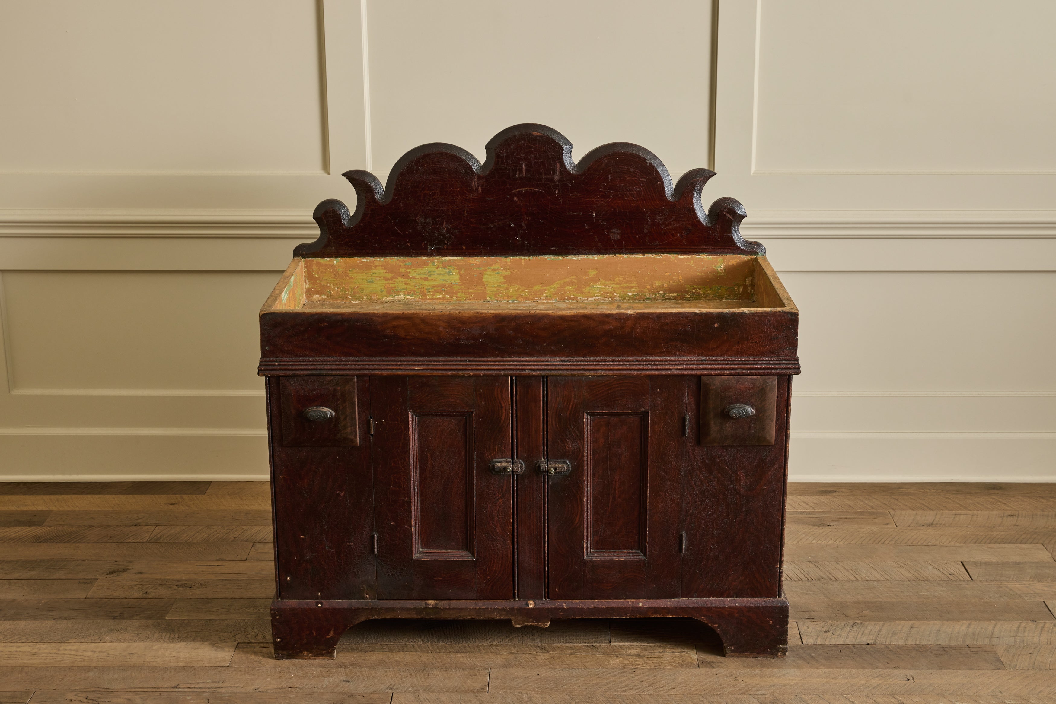 19th Century Painted Dry Sink